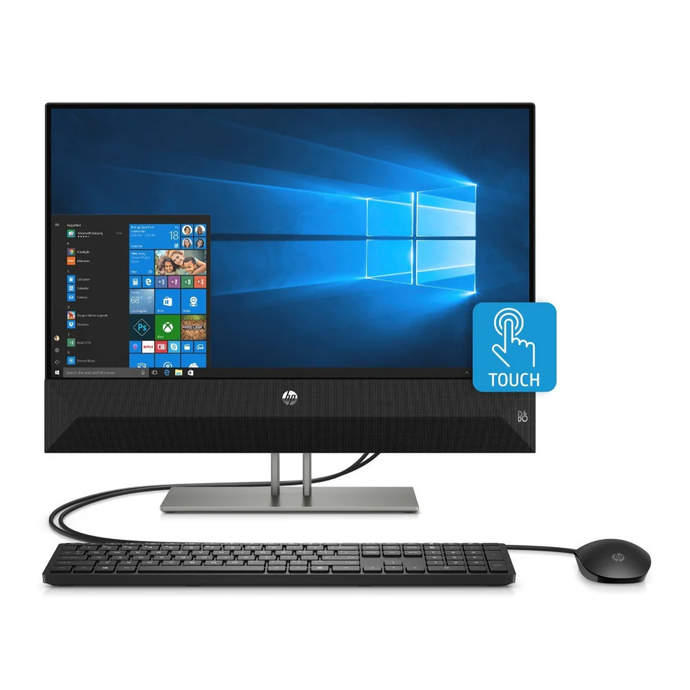 HP Pavilion 24-xa0057c 23.8" FHD Touch All-in-One PC, Intel Core i5-8400T, 12GB RAM, 1TB HDD + 16GB Intel Optane (Certified Refurbished)