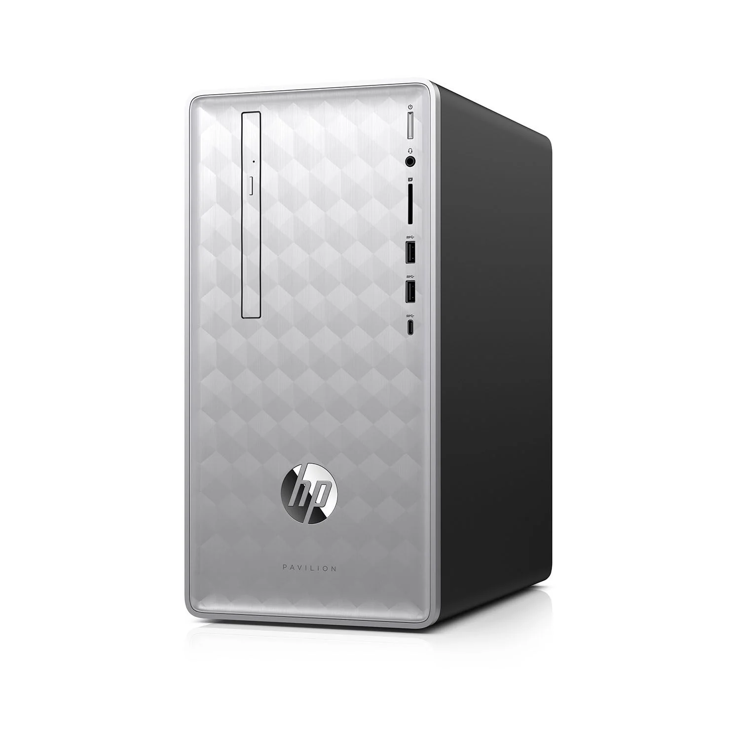 HP Pavilion 590 Desktop PC, Intel Core i7-8700, 16GB RAM, 2TB HDD, AMD Radeon 2GB, Windows 10 (Certified Refurbished) - Image 2