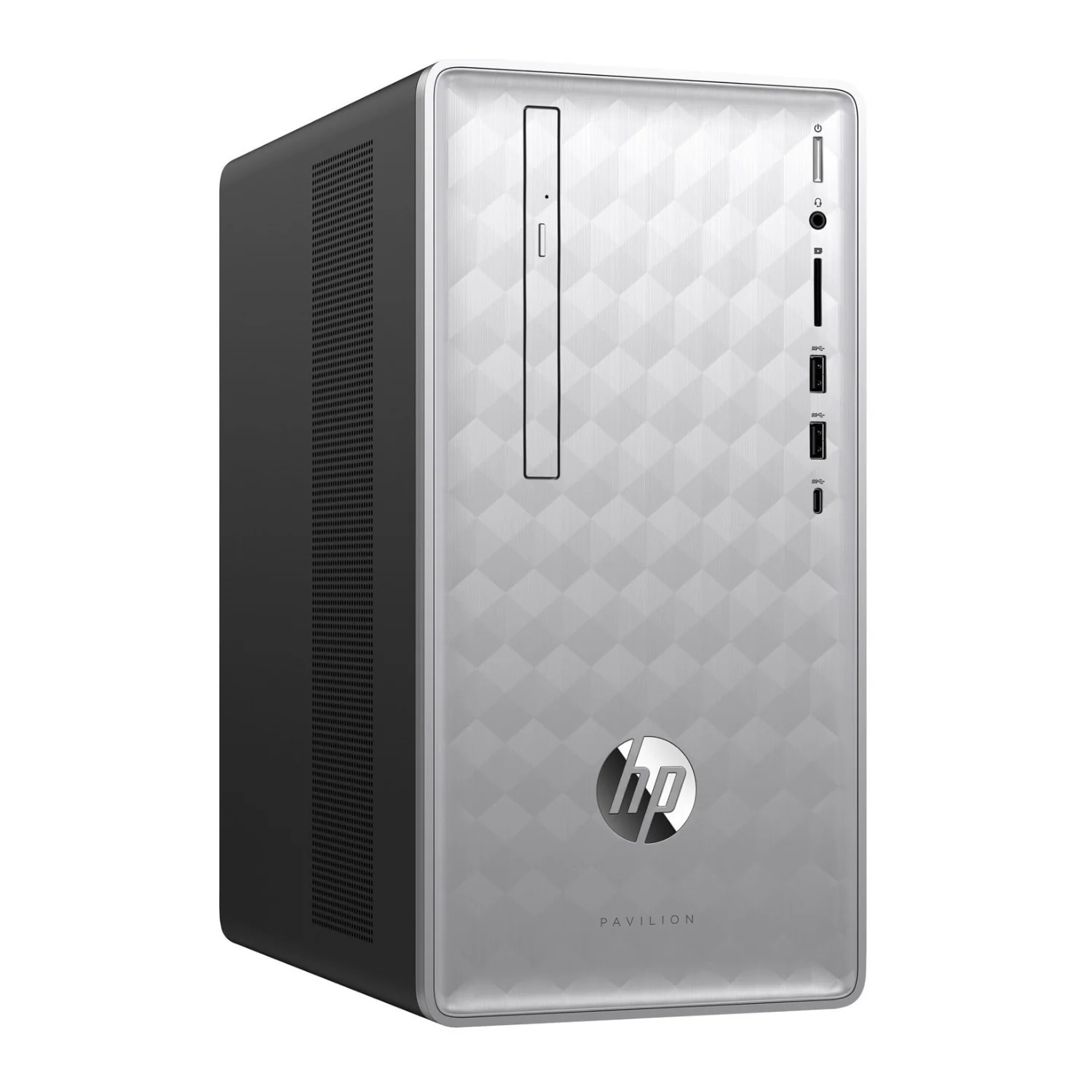 HP Pavilion 590 Desktop PC, AMD Ryzen 7 (8-Core), 16GB RAM, 1TB HDD + 256GB SSD, AMD Radeon RX 550 2GB, Windows 10 Home (Certified Refurbished) - Image 2