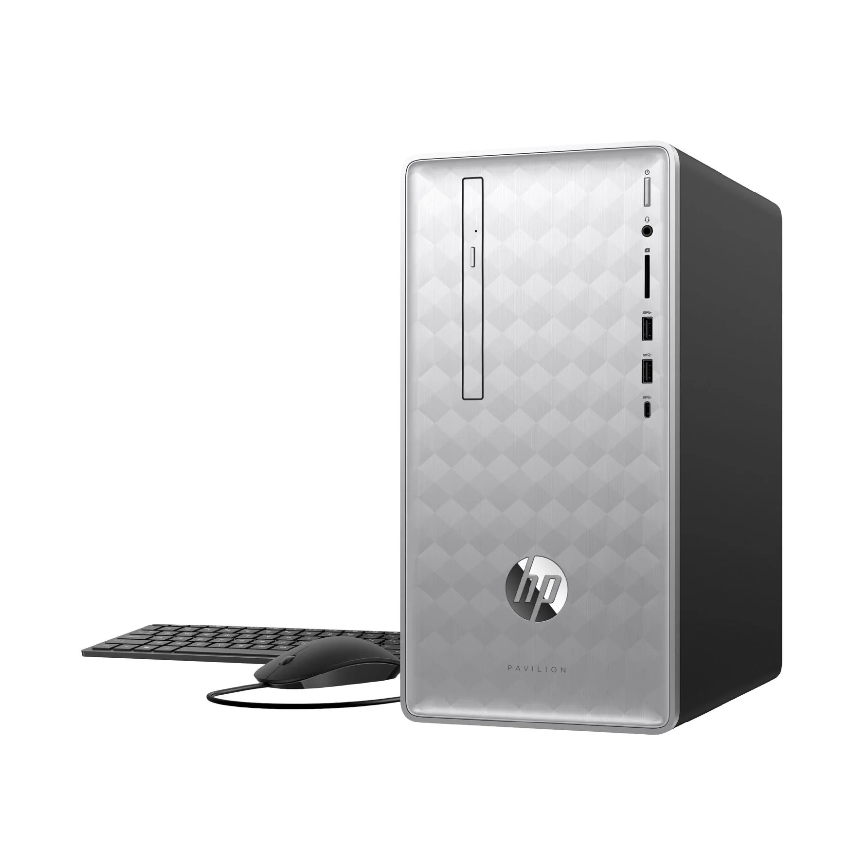 HP Pavilion 590 Desktop PC, 9th Gen Intel Core i5-9400, 16GB RAM, 1TB HDD, AMD Radeon 2GB, Windows 10 (Certified Refurbished)
