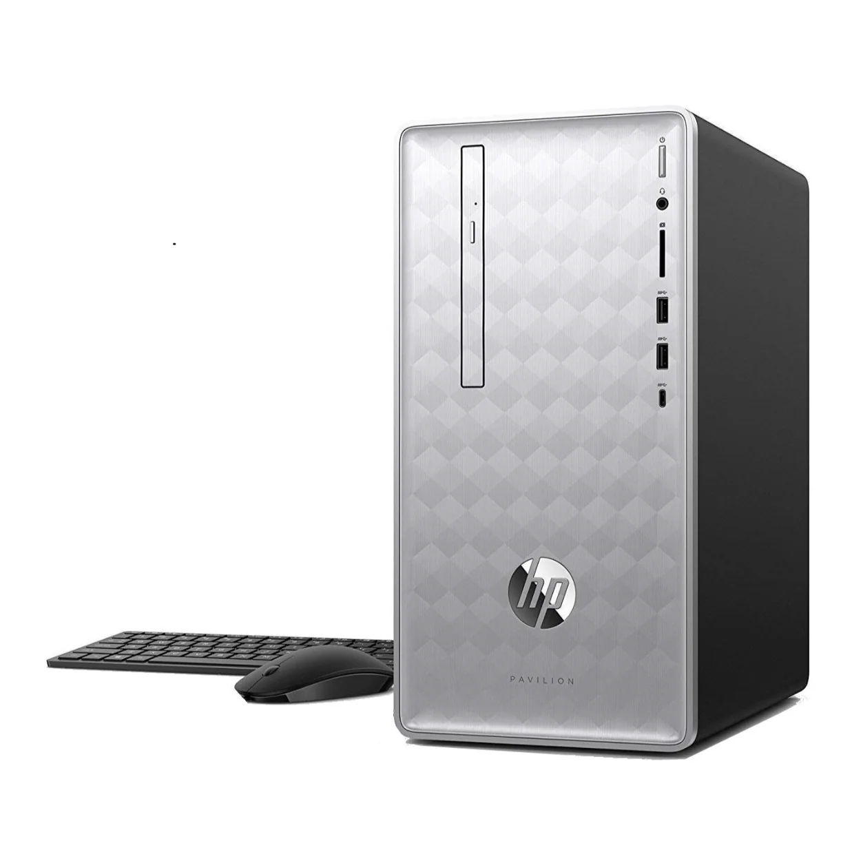 HP Pavilion 590 Desktop PC, Intel Core i7-9700, 16GB RAM, 1TB HDD + 128GB SSD, Radeon Graphics 4GB, Windows 10 (Certified Refurbished) - Image 3