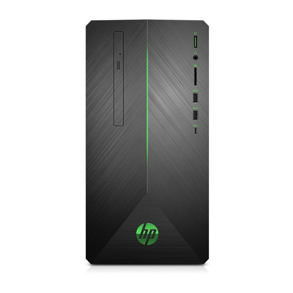 HP Pavilion 690 Gaming Desktop PC, AMD Ryzen 5-2400G, 1TB HDD + 128GB SSD, NVIDIA GTX 3GB (Certified Refurbished) - Image 2