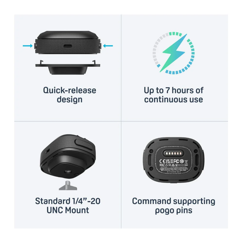 HTC VIVE Ultimate 3 Plus 1 Tracker Kit with Full-Body Tracking (3 Trackers and 1 Wireless Dongle) - Image 3