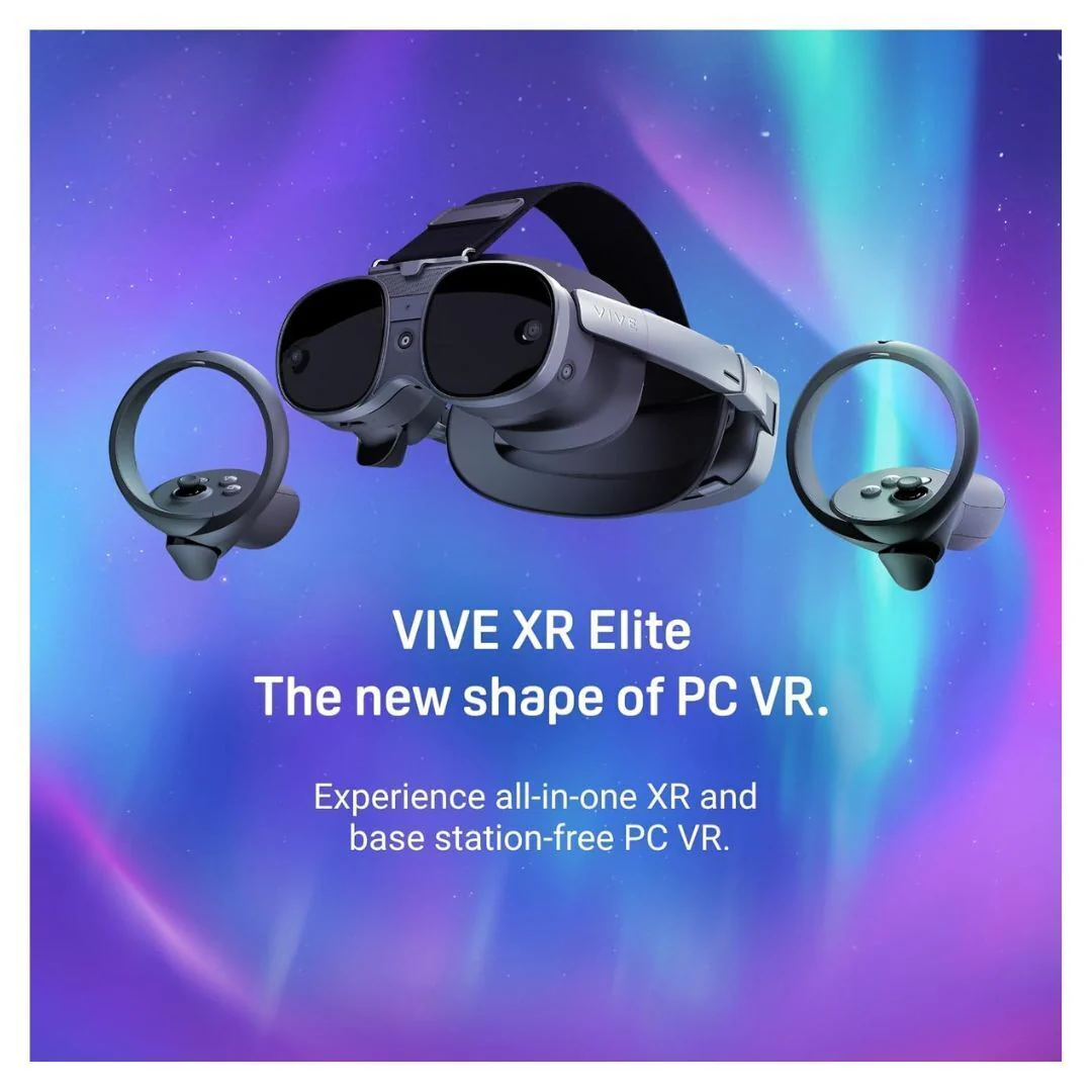HTC VIVE XR Elite VR Headset with Convertible Design and Dual Echo Cancelling Microphones (Black) - Image 7