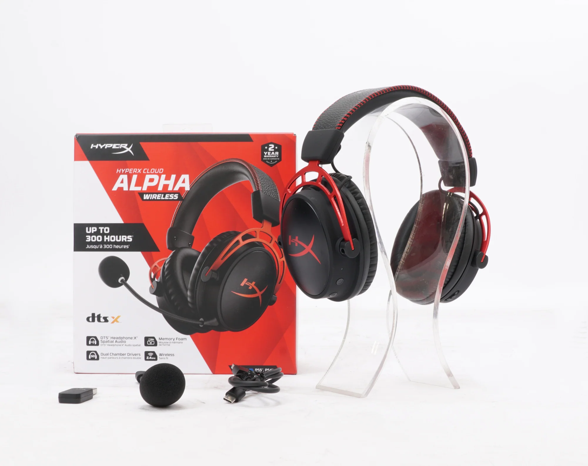 HyperX Cloud Alpha Wireless Gaming Headset (PC) (Used) - Image 4