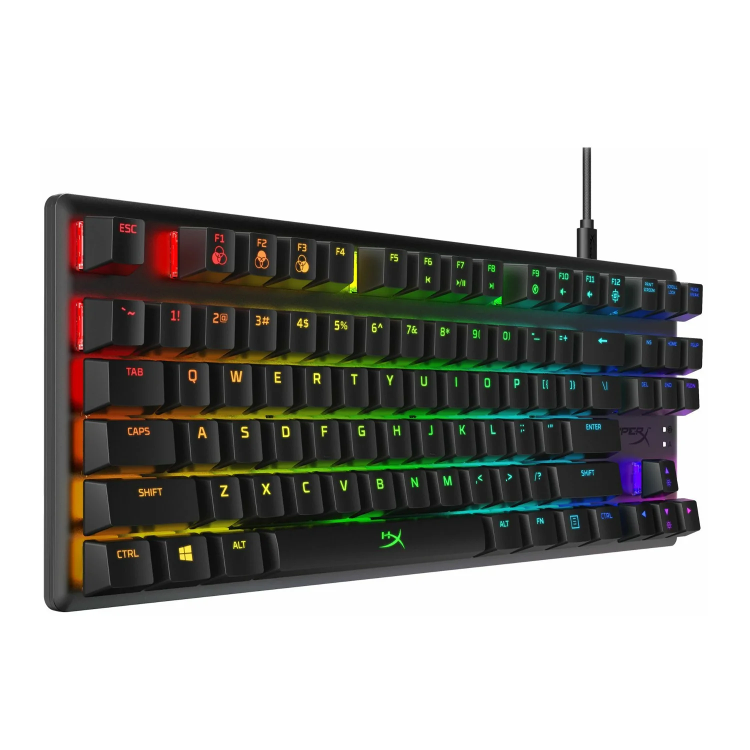 HyperX Alloy Origins Core TKL Mechanical Gaming Keyboard with Aqua Switches (Certified Refurbished) - Image 3