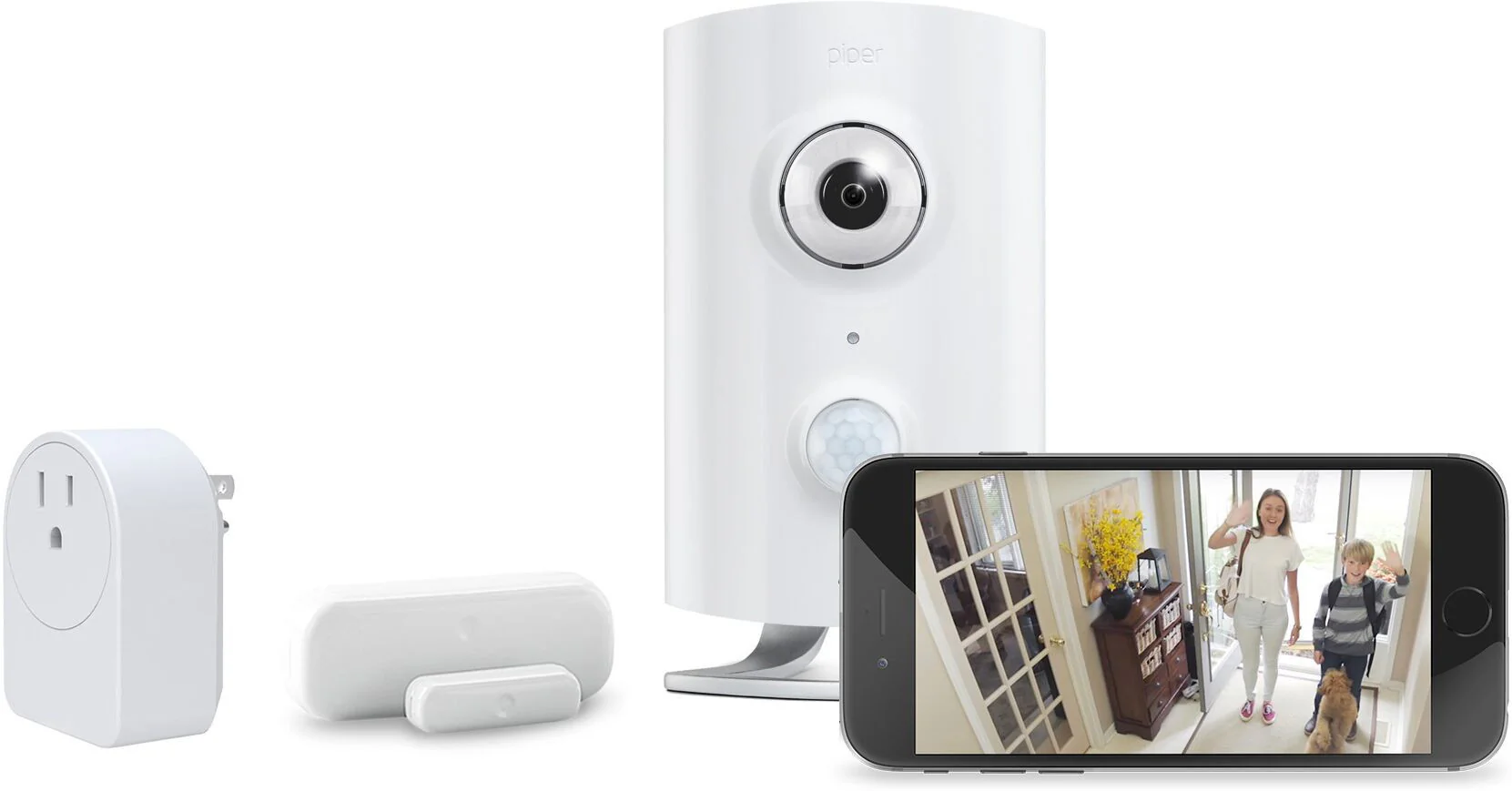 iControl Networks Piper Classic All-in-One WiFi Security System Bundle (4-Piece) - Image 3