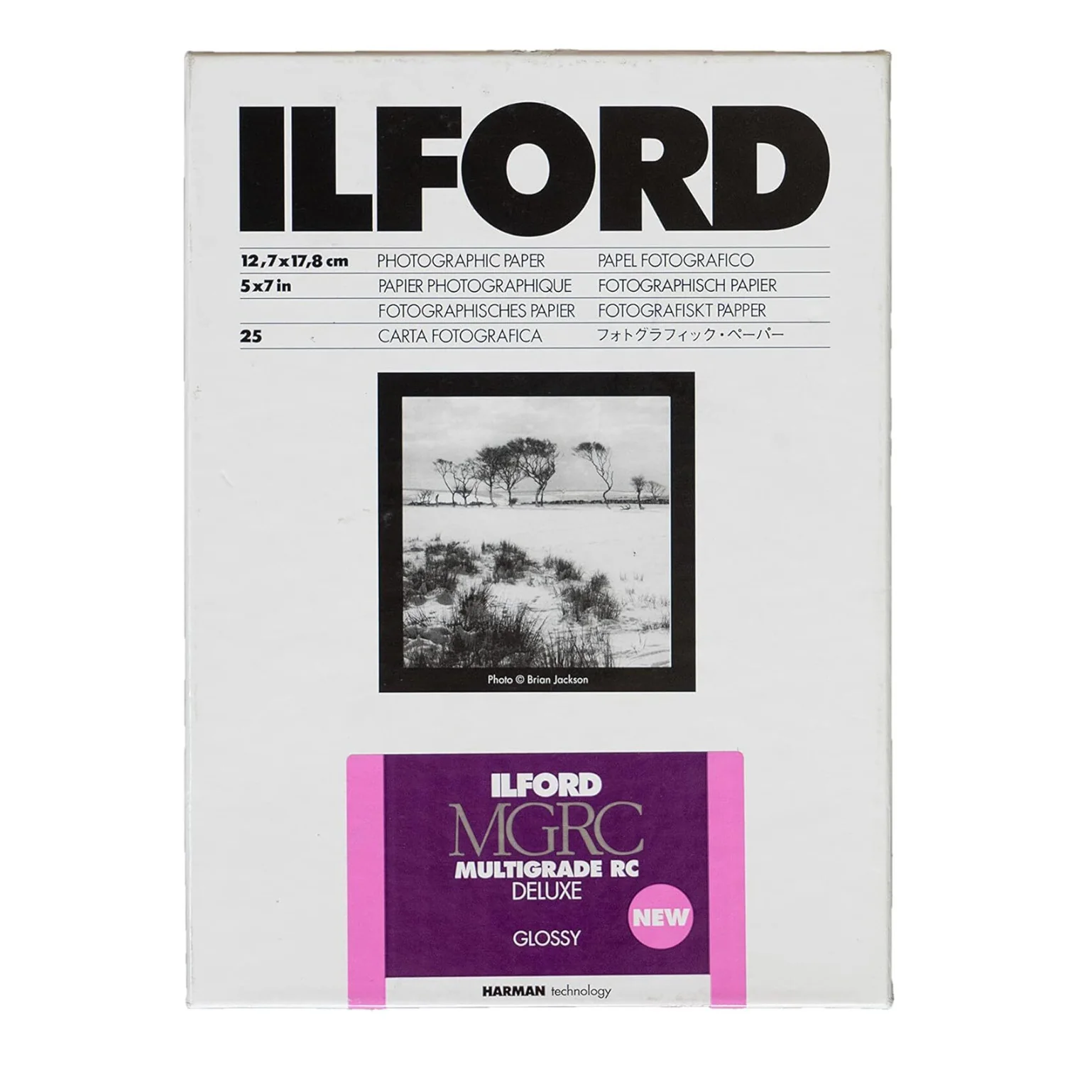 Ilford Multigrade RC Deluxe Glossy Black and White Photo Paper (25 Sheets, 4-Pack) Bundle - Image 2