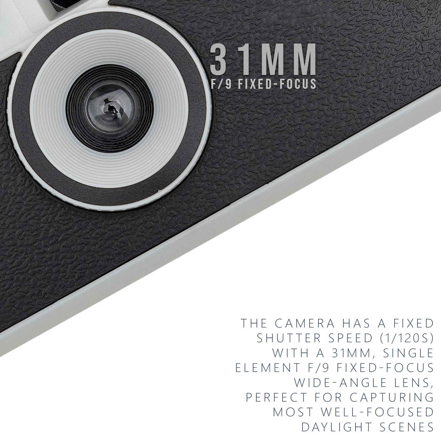 Ilford Sprite 35-II Reloadable 35mm Analog Film Camera and Ilford Film Roll (3-Pack) Bundle - Image 4