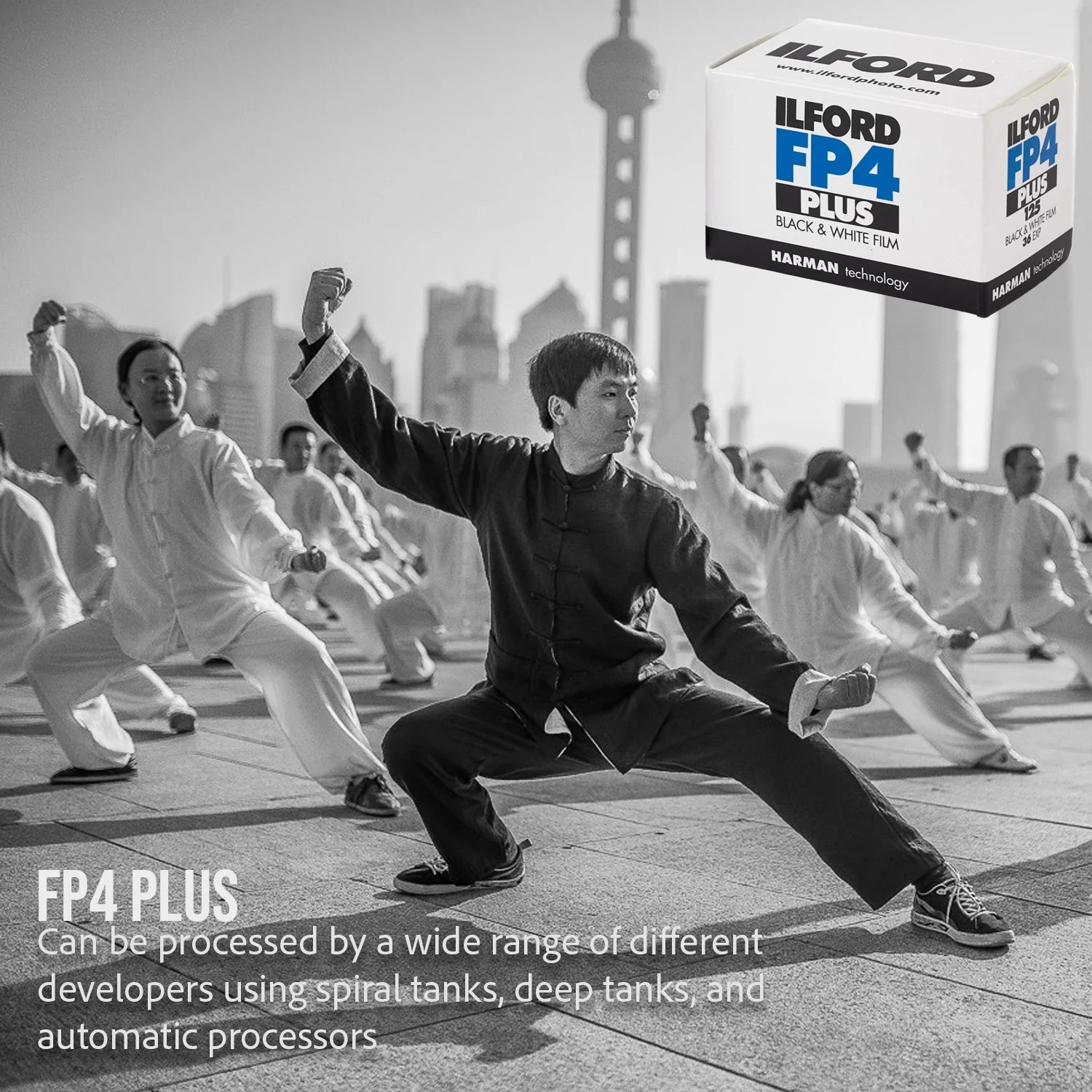 Ilford HP5 Plus ISO 400 Black and White 35mm Roll Film (36 Exposures) with FP4 Roll Film Bundle - Image 3