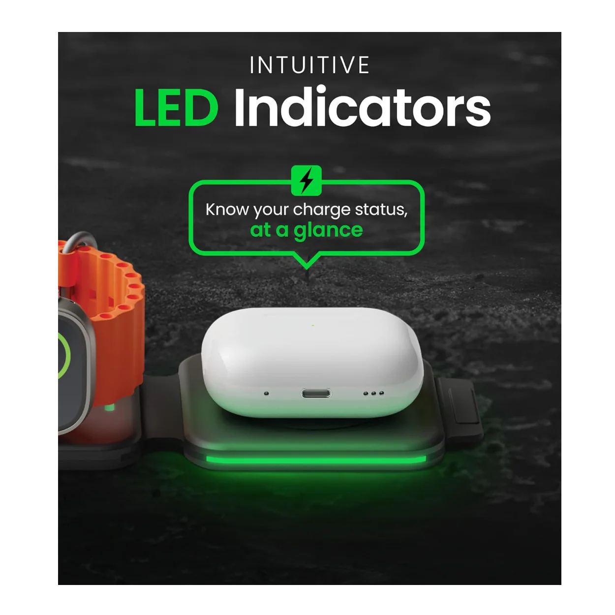 InfinaCore 3-in-1 Wireless Charging Station for Apple Devices - Image 5
