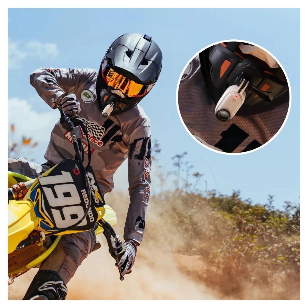 Insta360 Vertical and Horizontal Action Mount Set for GO 3S Camera (White) - Image 7