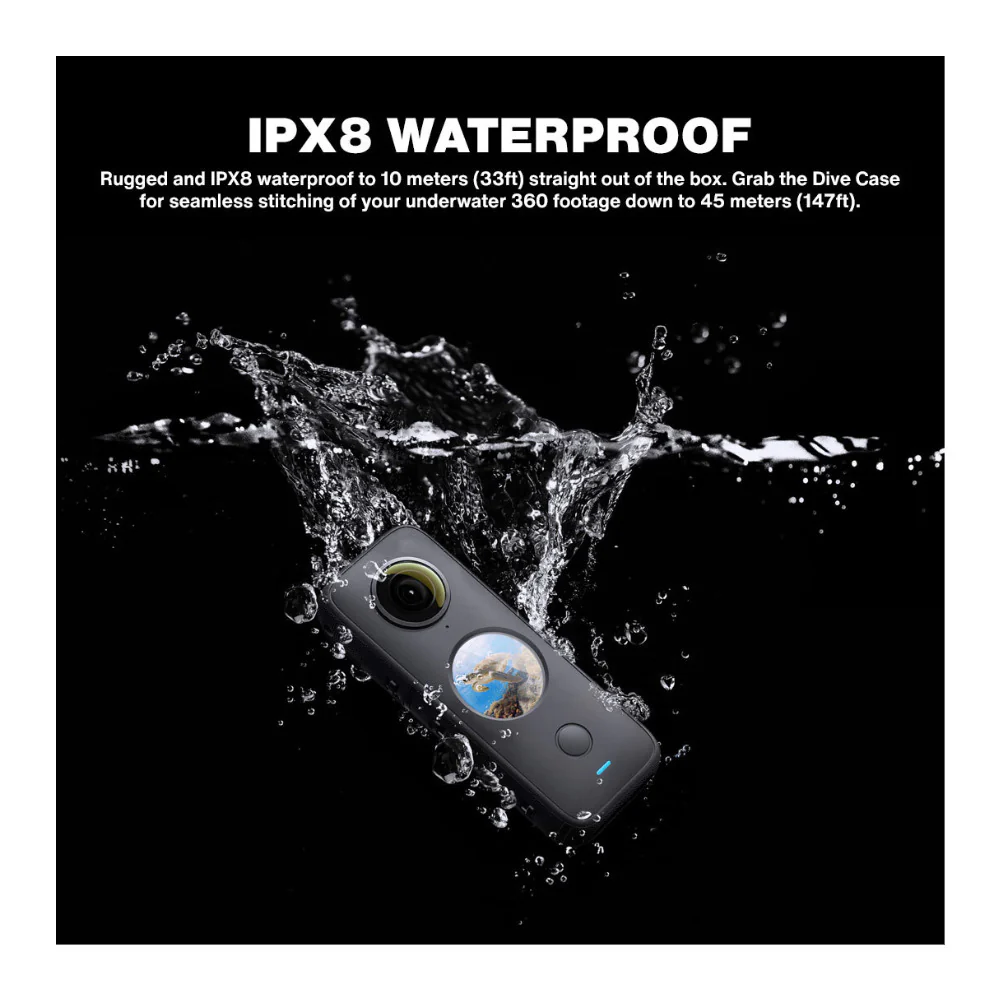 Insta360 ONE X2 Action Camera Bundle: Lens Guard, Carry Case, 128GB MicroSD Card - Image 4