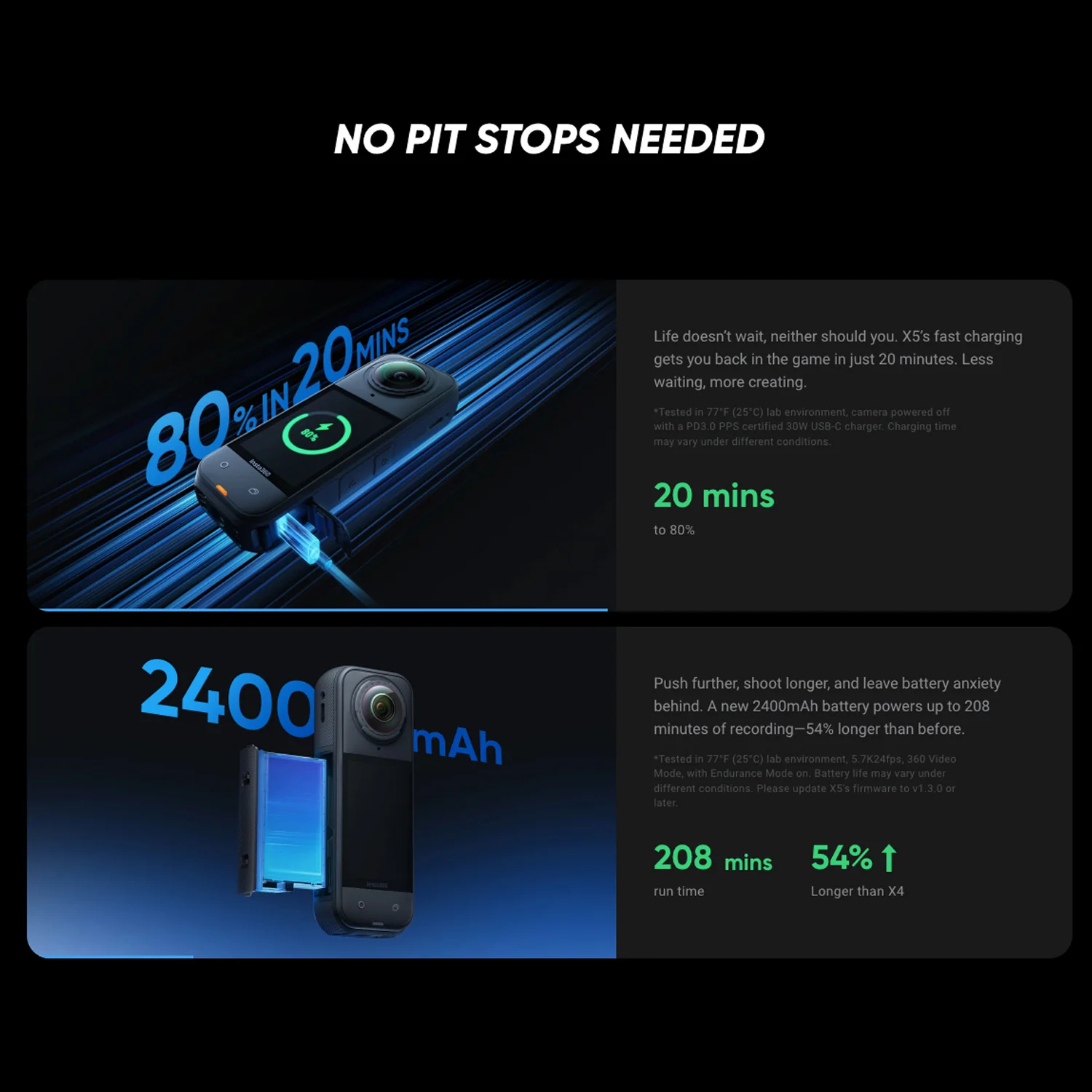 Insta360 X5 360 8K Camera (BMW Motorrad) with 128GB Memory Card and Case Bundle - Image 6
