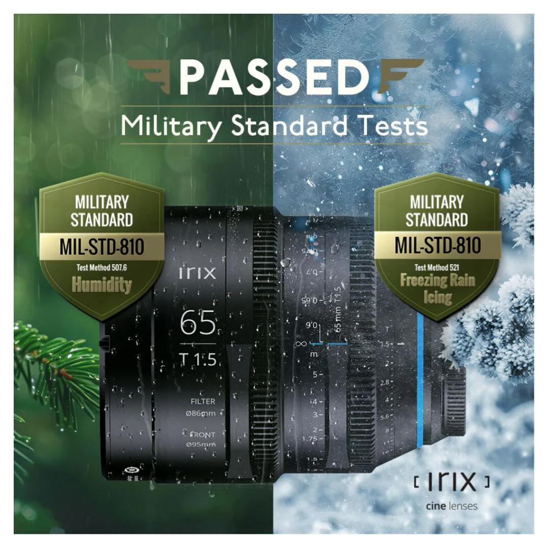 Irix Cine 65mm T1.5 Lens with Durable Design and 95mm Front Filter Thread (Sony E, Feet, Black) - Image 5