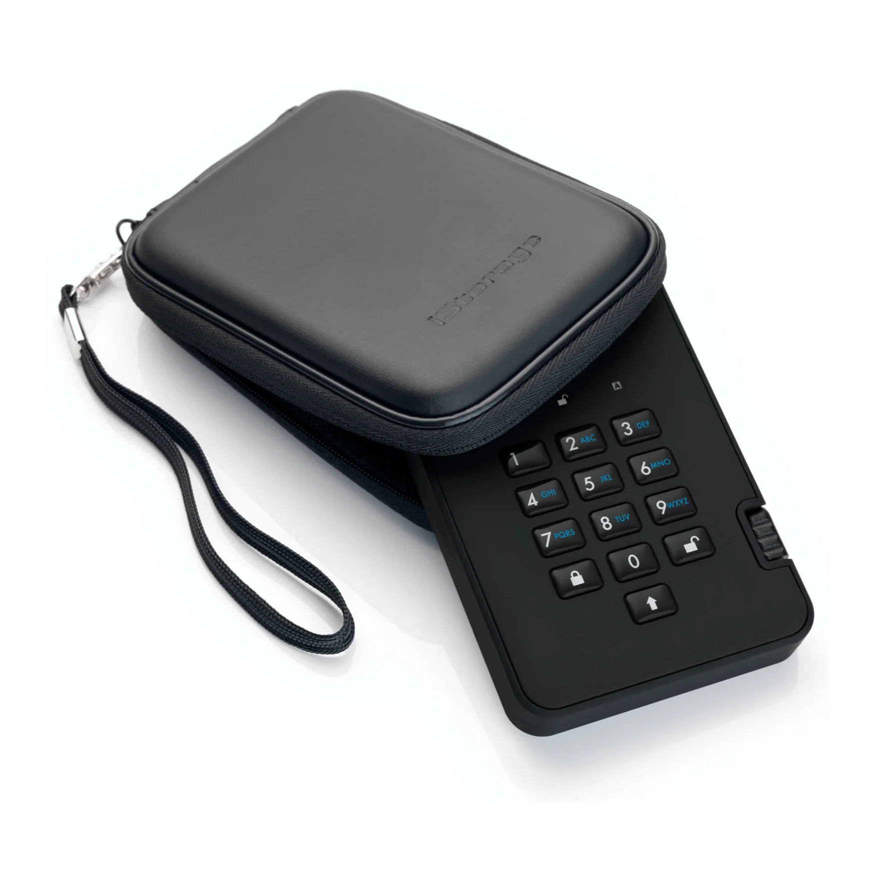 iStorage diskAshur2 USB 3.1 1TB  Encrypted Portable SSD (Phantom Black) - Image 3