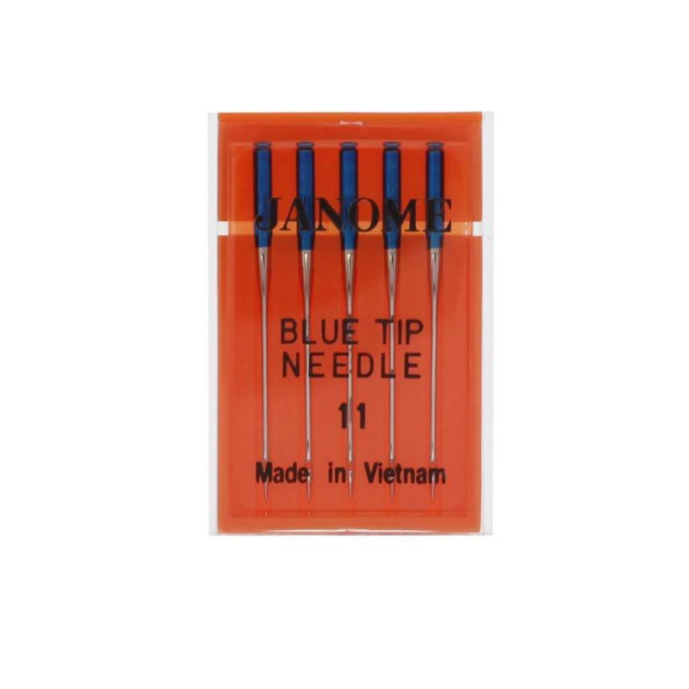 Janome Blue Tip Needles for All Janome Models (5-Pack)