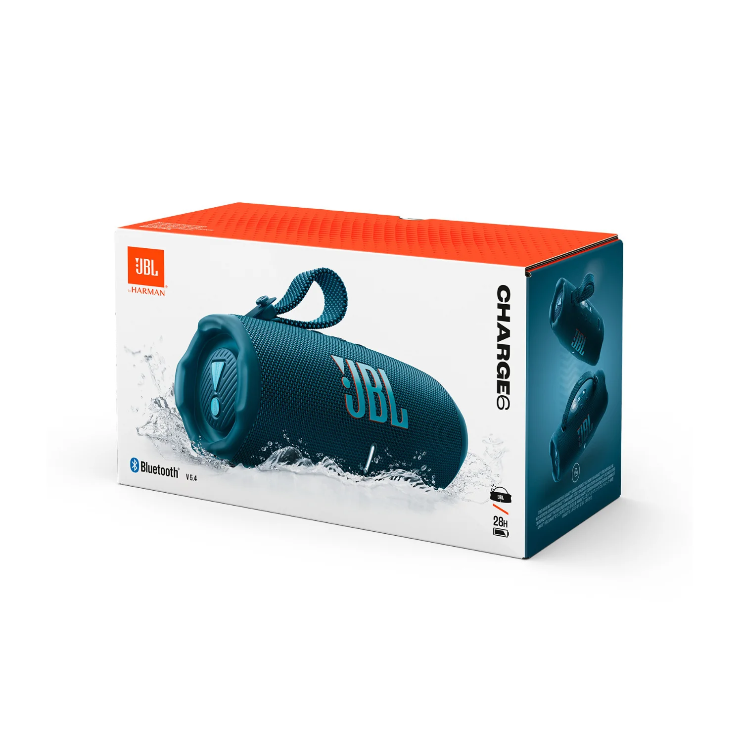 JBL Charge 6 Portable Waterproof Bluetooth Speaker (Blue) - Image 10