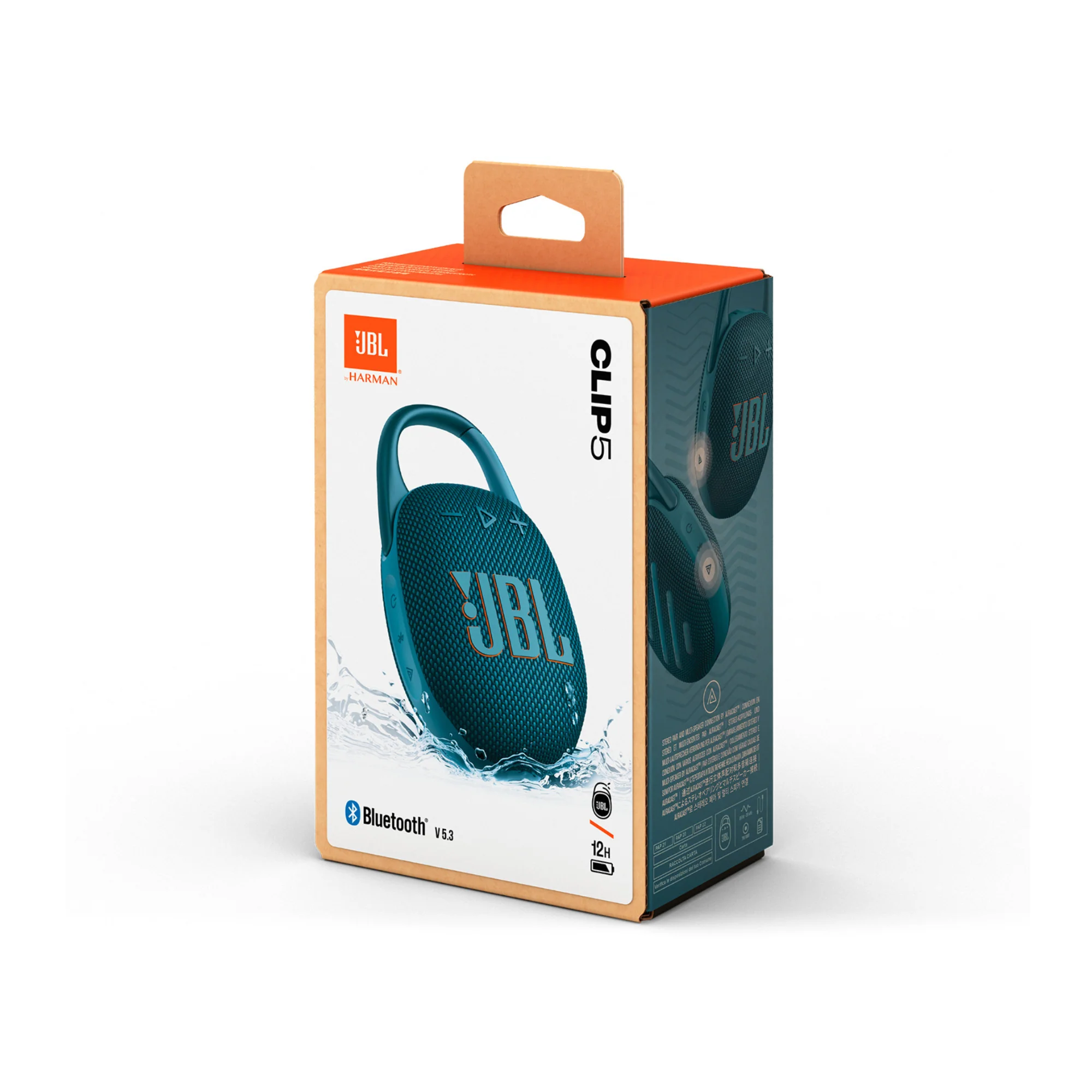 JBL Clip 5 Ultra-Portable Waterproof and Dustproof Bluetooth Speaker (Blue) - Image 7