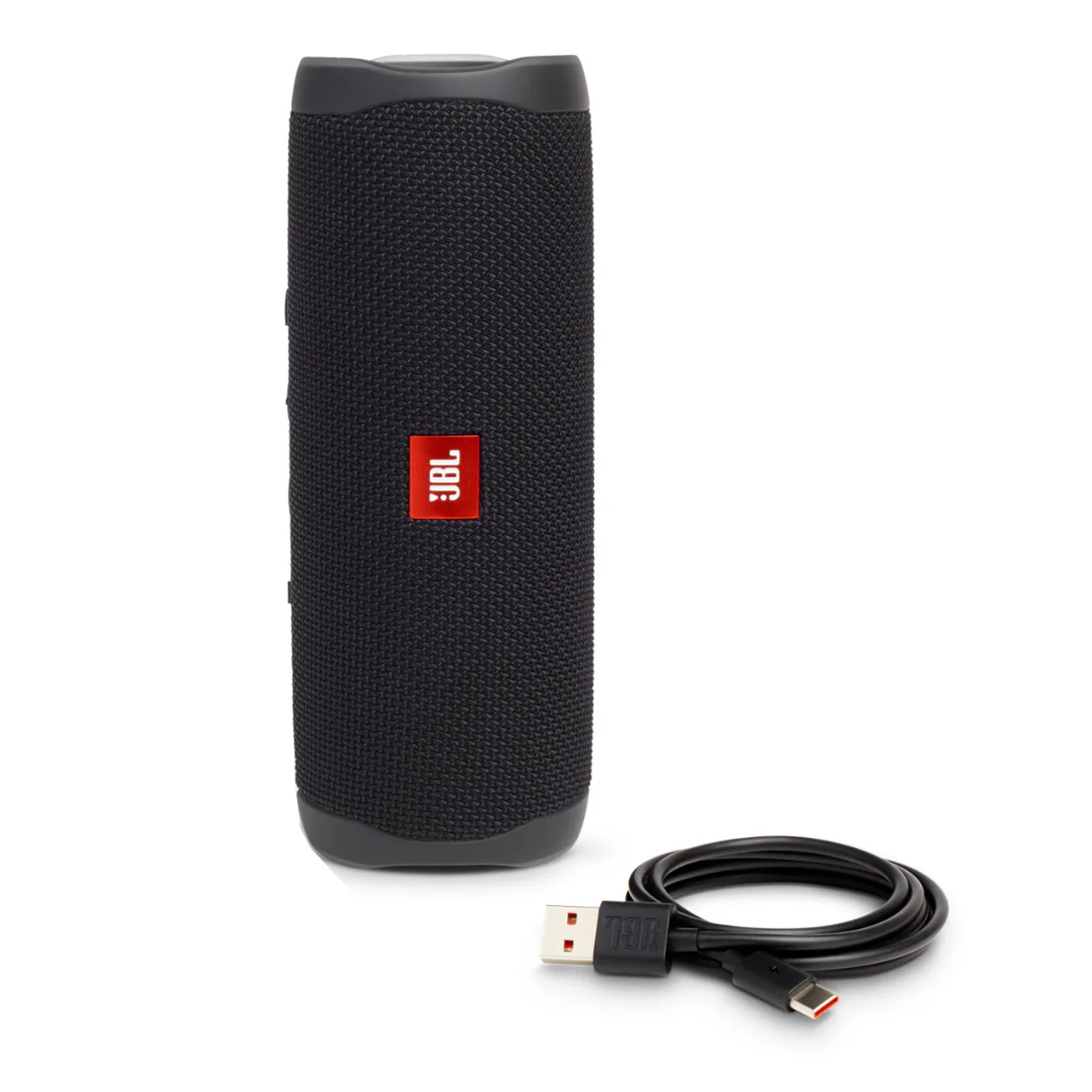 JBL Flip 5 Portable Waterproof Bluetooth Speaker (Midnight Black) - Image 5