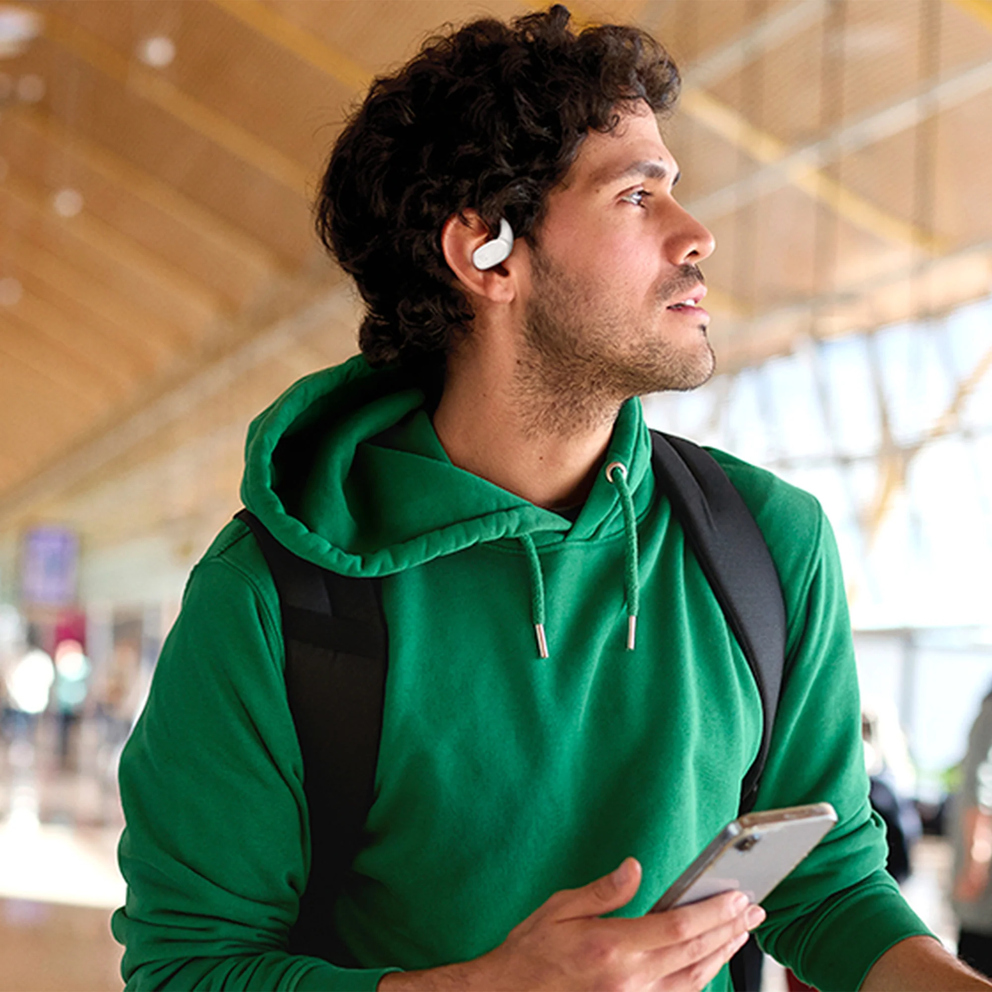 JBL Sense Lite True Wireless Open-Ear Earbuds with 32 hours of Playtime (Blue) - Image 7