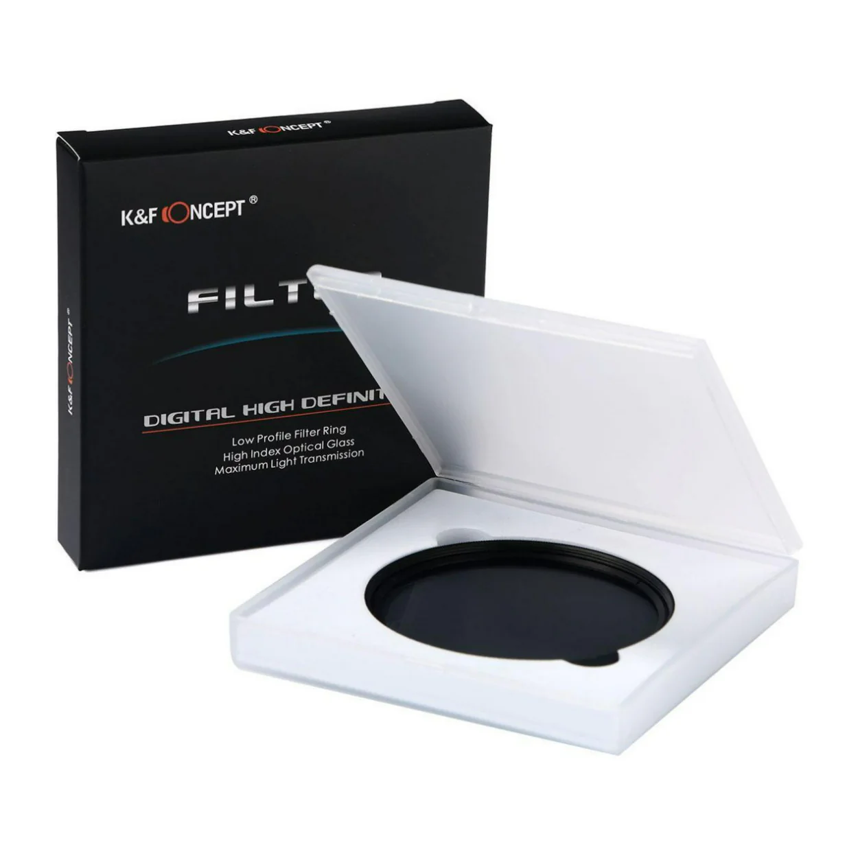 K&F Concept Variable Fader ND2-ND400, 55 mm HD Filter Lens with Cleaning Cloth - Image 3