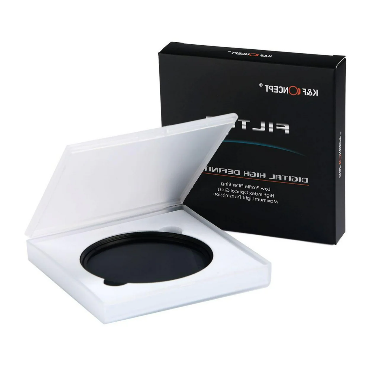 K&F Concept Variable Fader ND2-ND400, 55 mm HD Filter Lens with Cleaning Cloth - Image 4