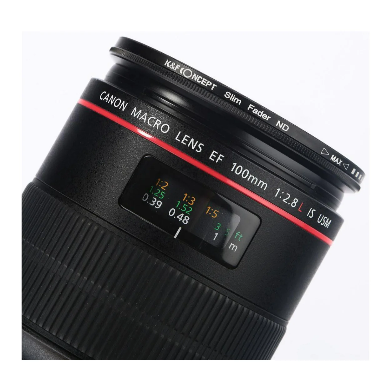 K&F Concept Variable Fader ND2-ND400, 55 mm HD Filter Lens with Cleaning Cloth - Image 5