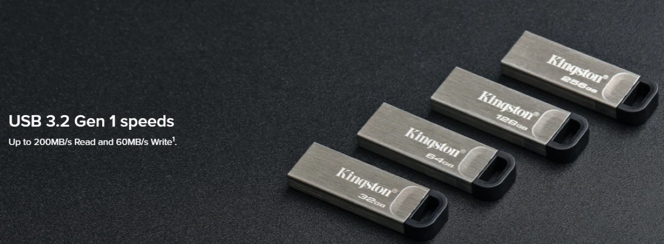 Kingston 128GB DataTraveler Kyson 200MBPS Read 60MBPS Write Speed Flash Drive (5-Pack) Bundle - Image 4