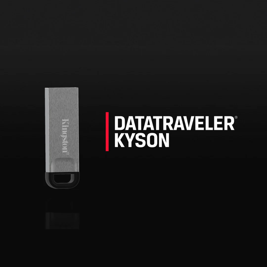 Kingston 128GB DataTraveler Kyson USB 3.2 Flash Drive (5-Pack) and Focus Camera Keyrings Bundle - Image 2