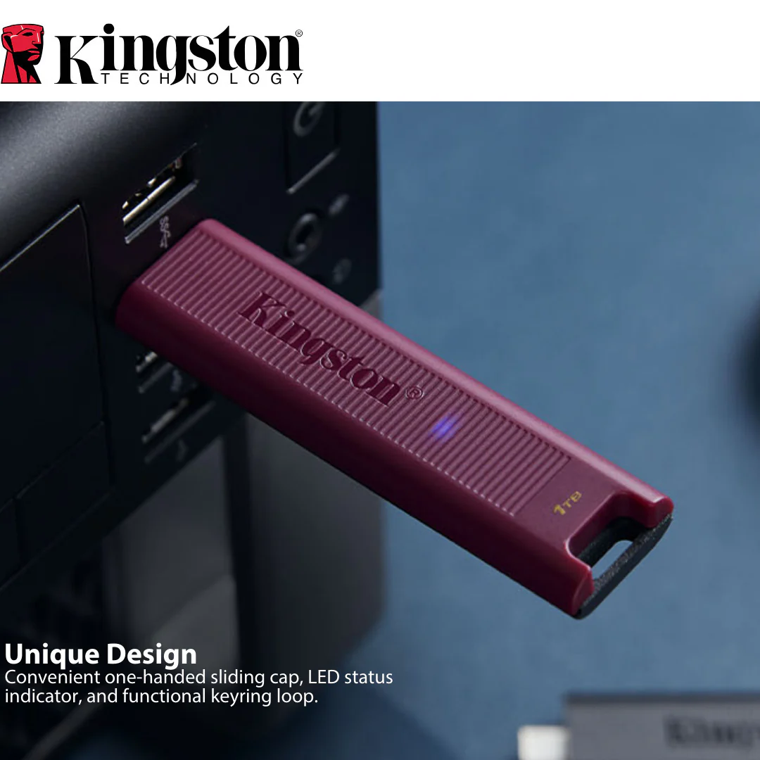 Kingston DataTraveler Max Type-A 256GB USB Flash Drive (2-Pack) with Keychain Rings Bundle - Image 5