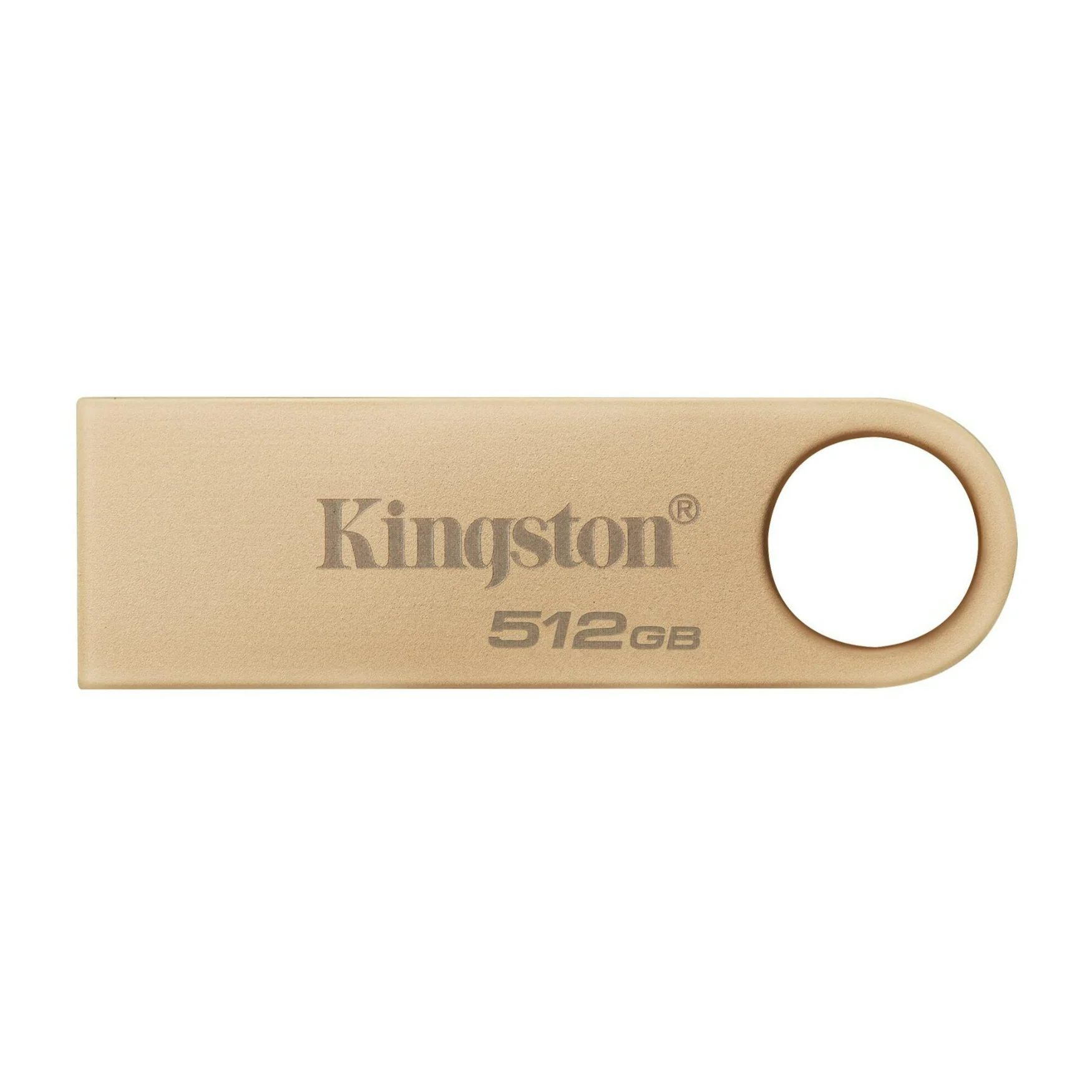 Kingston DataTraveler SE9 G3 USB 3.2 Gen 1 Flash Drive with All-Metal Gold Casing (512GB)