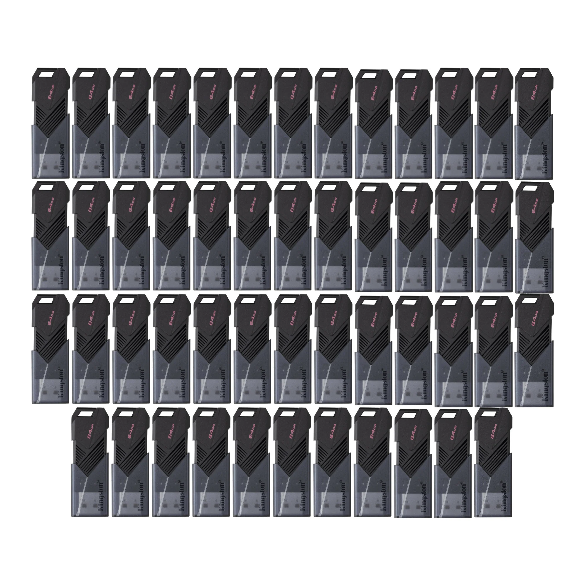 Kingston 64GB DataTraveler Exodia Onyx USB 3.2 Flash Drive (Matte Black) (50-Pack)