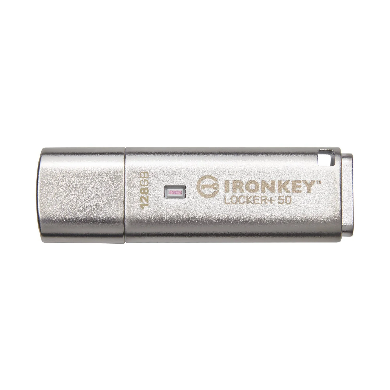 Kingston 128GB IronKey Locker+ 50 USB Type-A Flash Drive