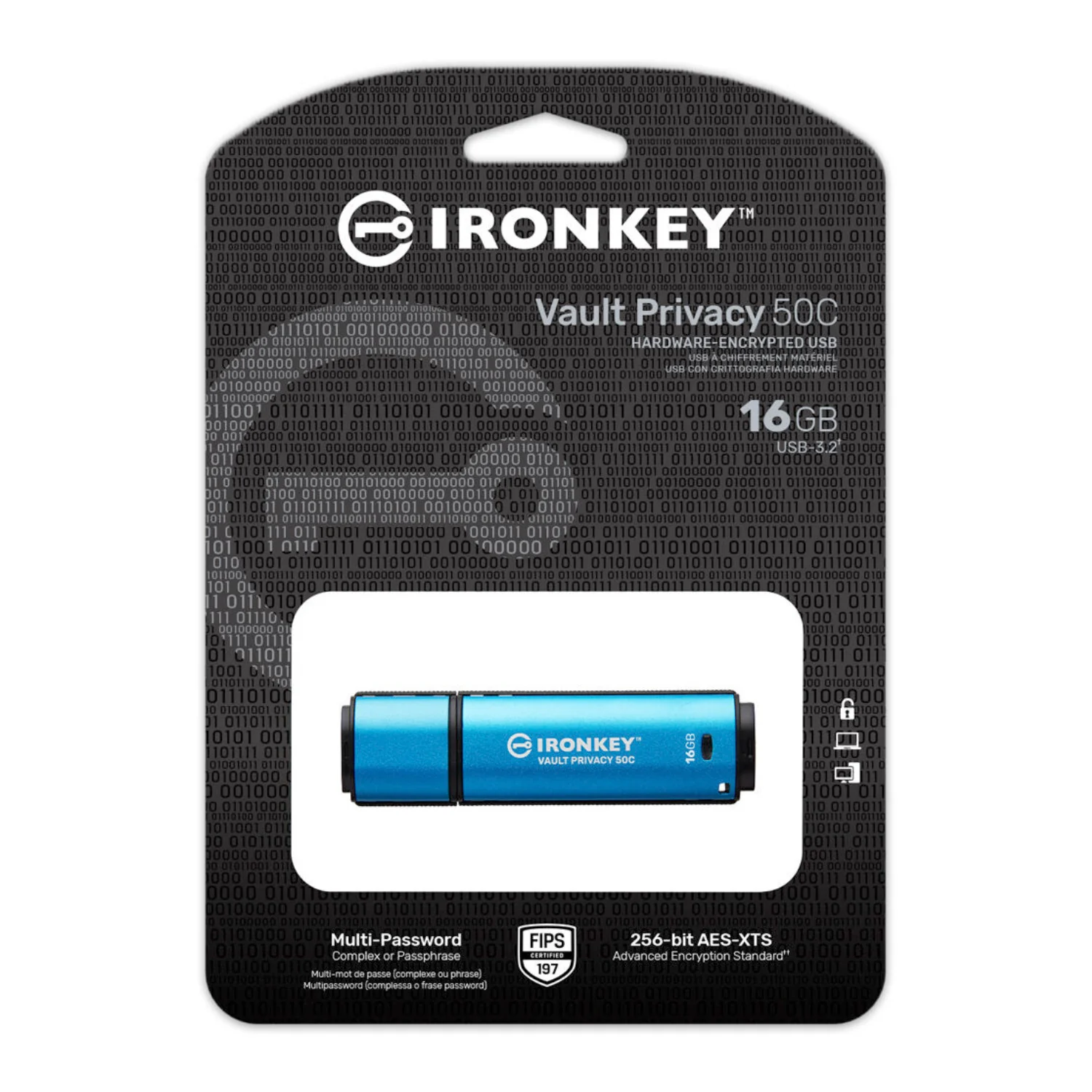 Kingston IronKey Vault Privacy 50 Series 16GB USB-C Flash Drive - Image 5