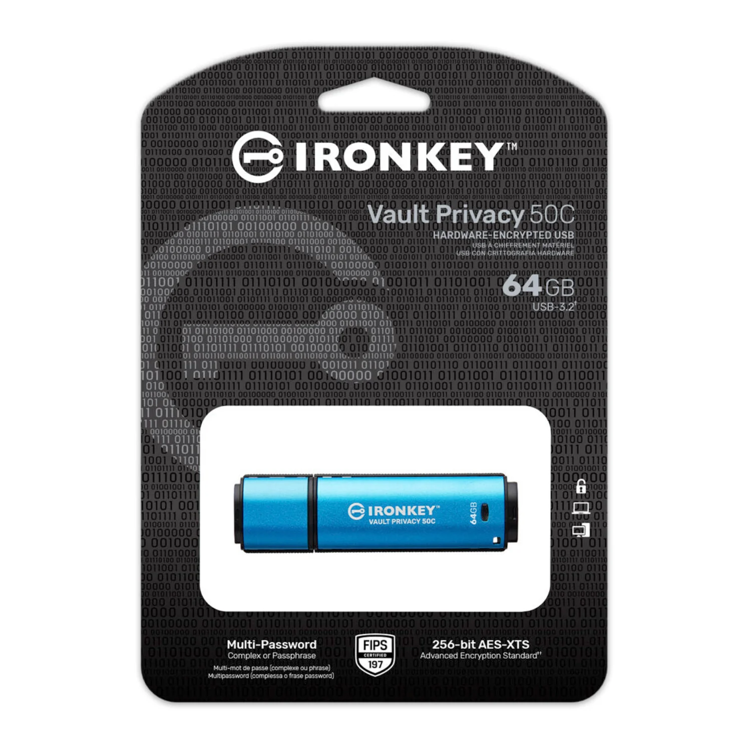 Kingston IronKey Vault Privacy 50 Series 64GB USB-C Flash Drive - Image 5