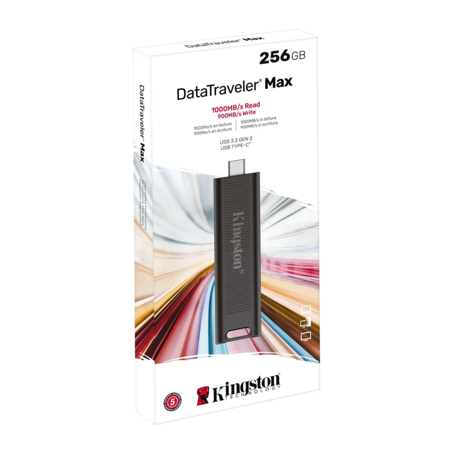 Kingston 256GB DataTraveler Max USB 3.2 Gen 2 Type-C Flash Drive - Image 3