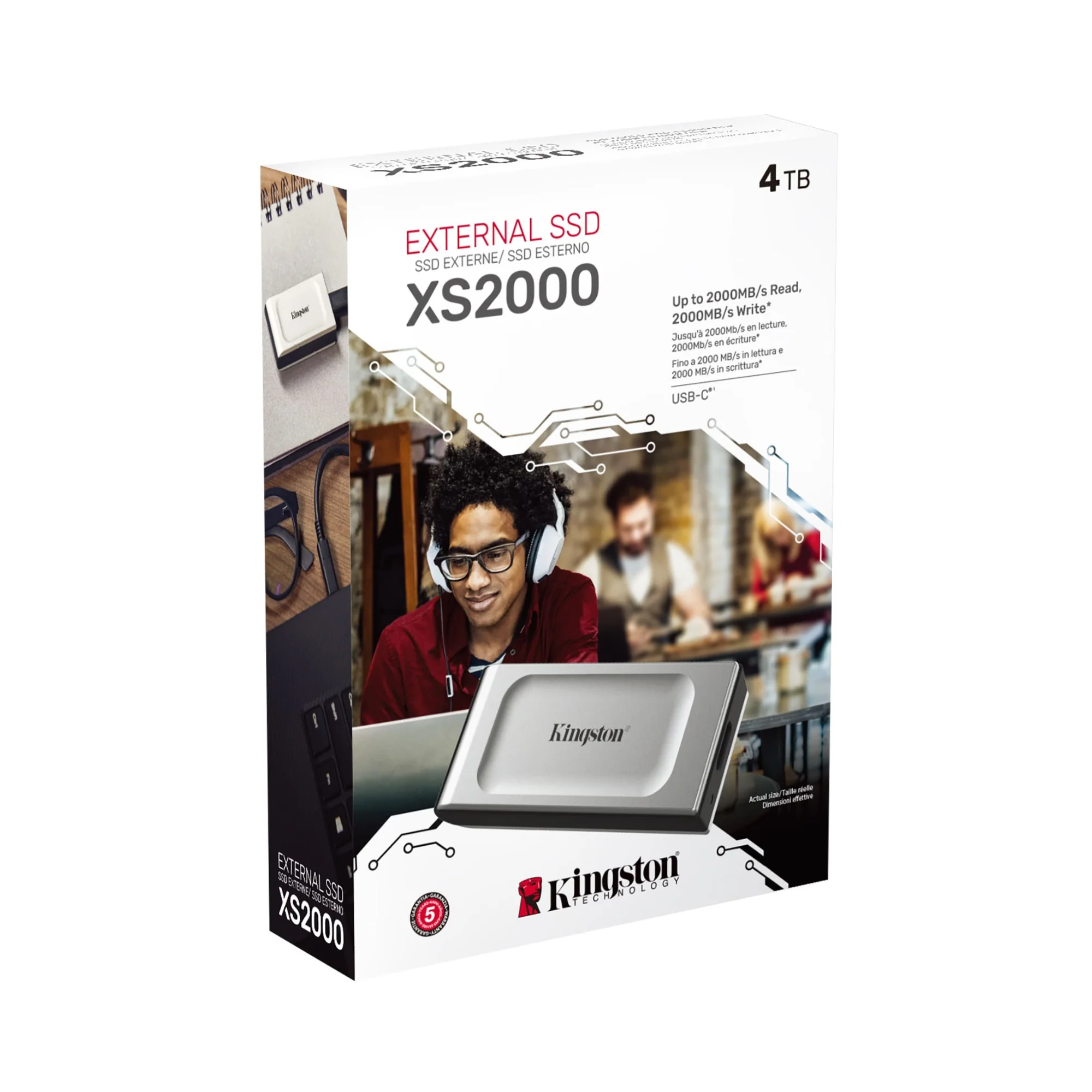 Kingston XS2000 4TB Pocket-Sized High Performance External SSD - Image 4