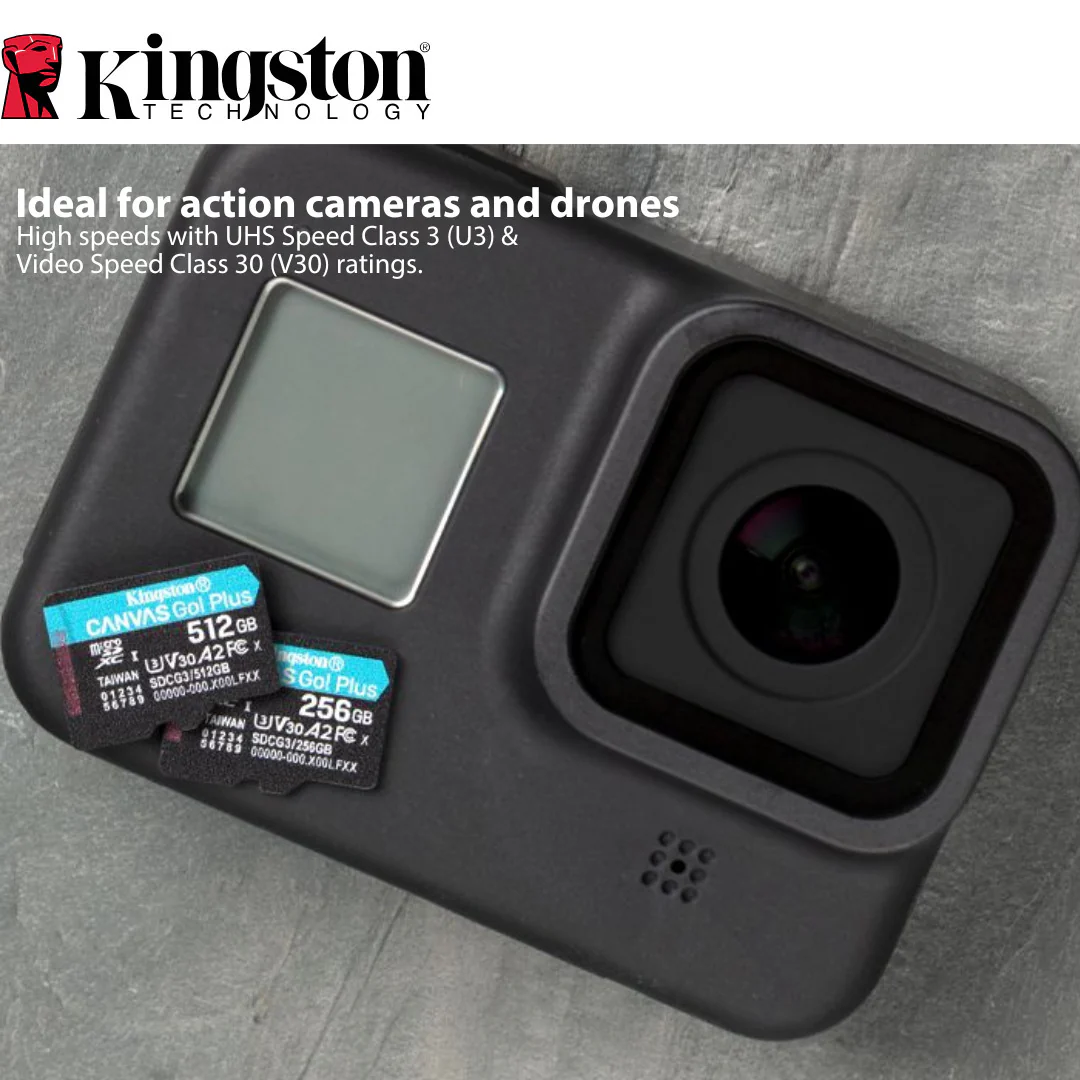 Kingston 128GB MicroSDXC Canvas Go Plus Memory Card (3-Pack) with High-Speed Card Reader Bundle - Image 4