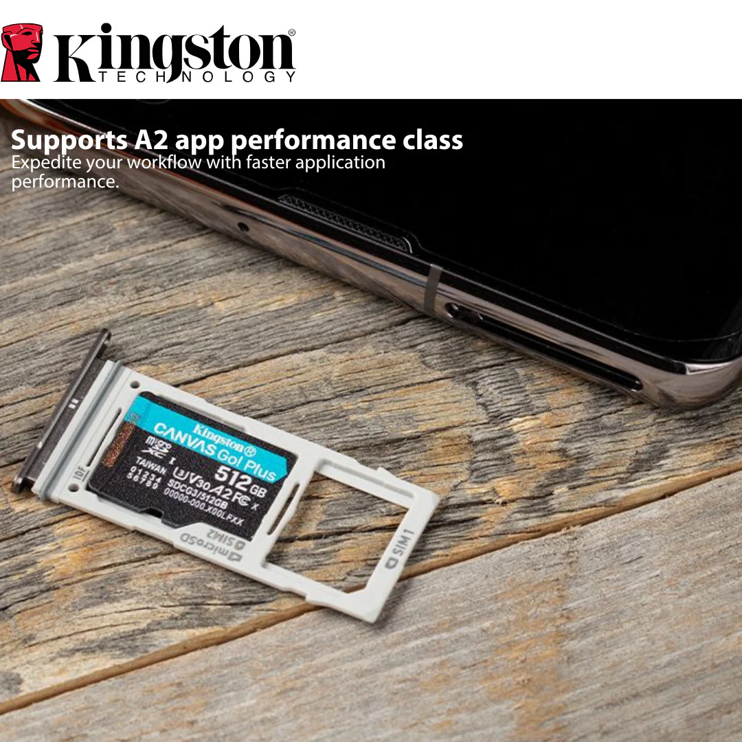 Kingston 128GB MicroSDXC Canvas Go Plus Memory Card (5-Pack) with High-Speed Card Reader Bundle - Image 5