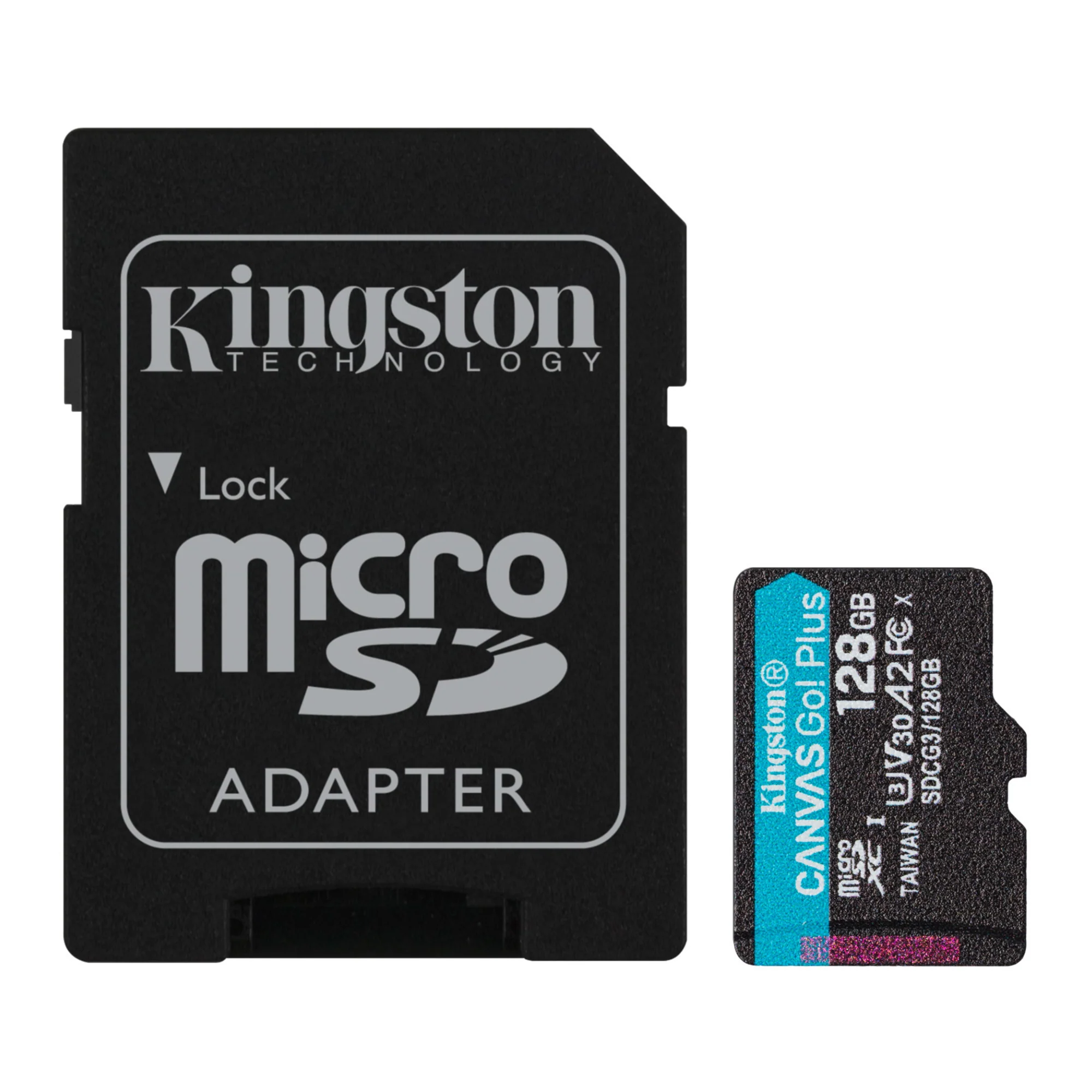 Kingston 128GB MicroSDXC Canvas Go Plus Memory Card with High Speed Card Reader - Image 2