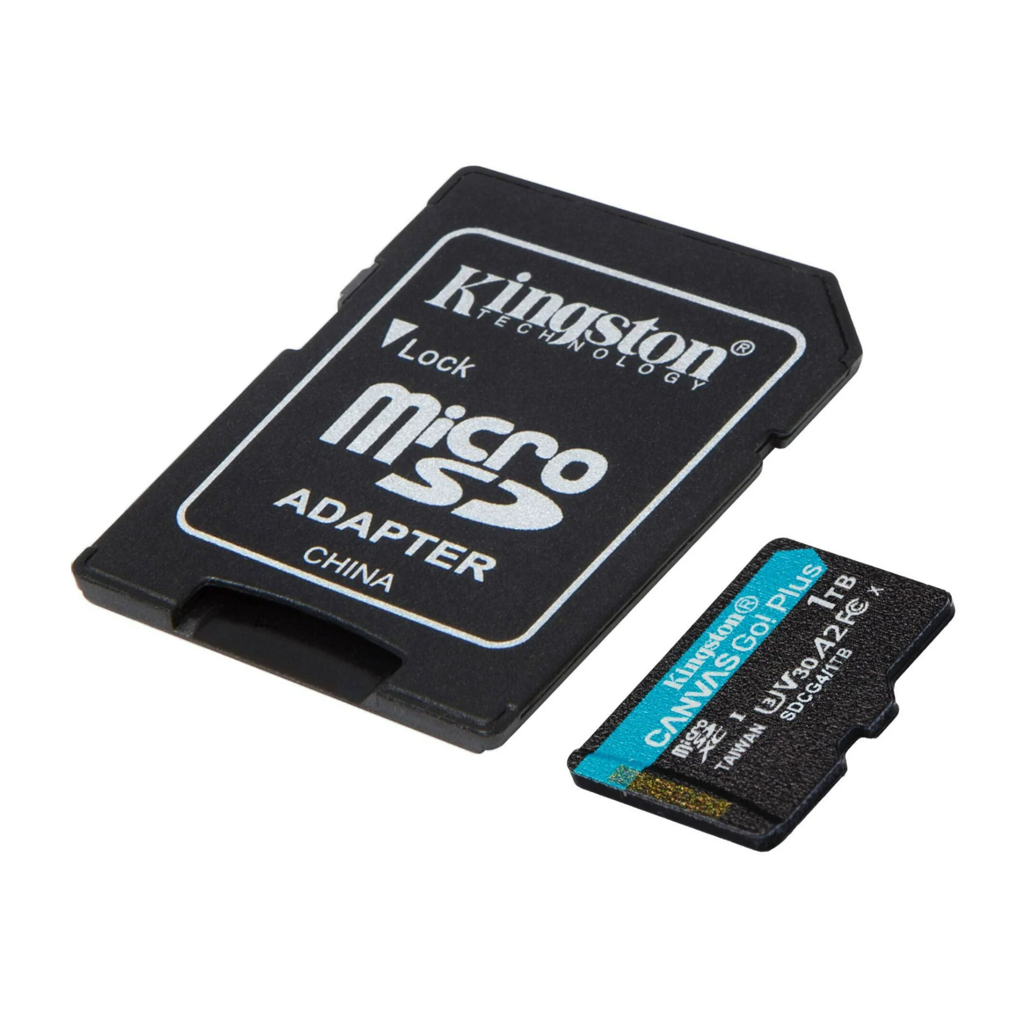 Kingston Canvas Go Plus U3 V30 A2 microSD Card with SD Adapter and 200MBPS Read Speed (1TB) - Image 2