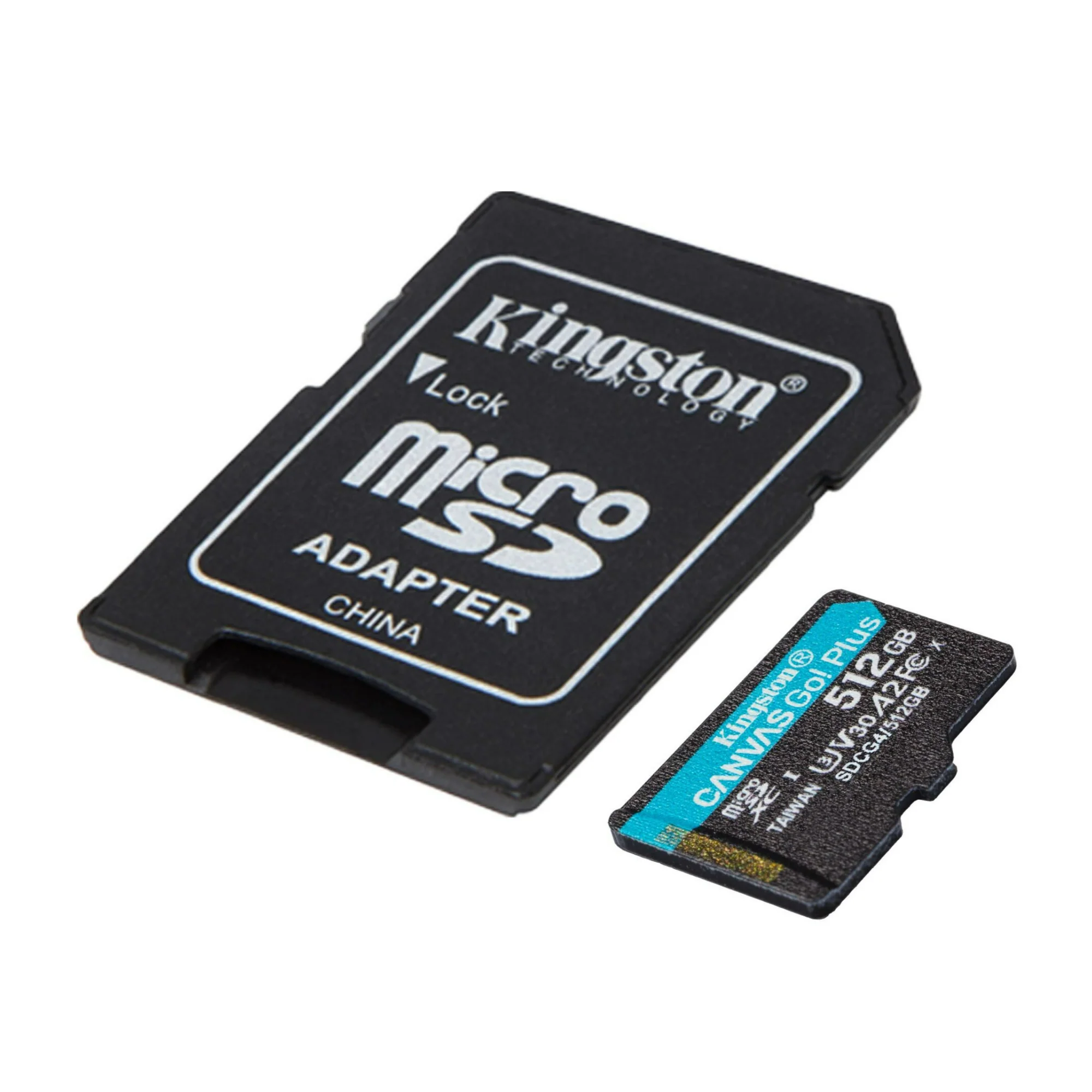 Kingston Canvas Go Plus U3 V30 A2 microSD Card with SD Adapter and 200MBPS Read Speed (512GB) - Image 2