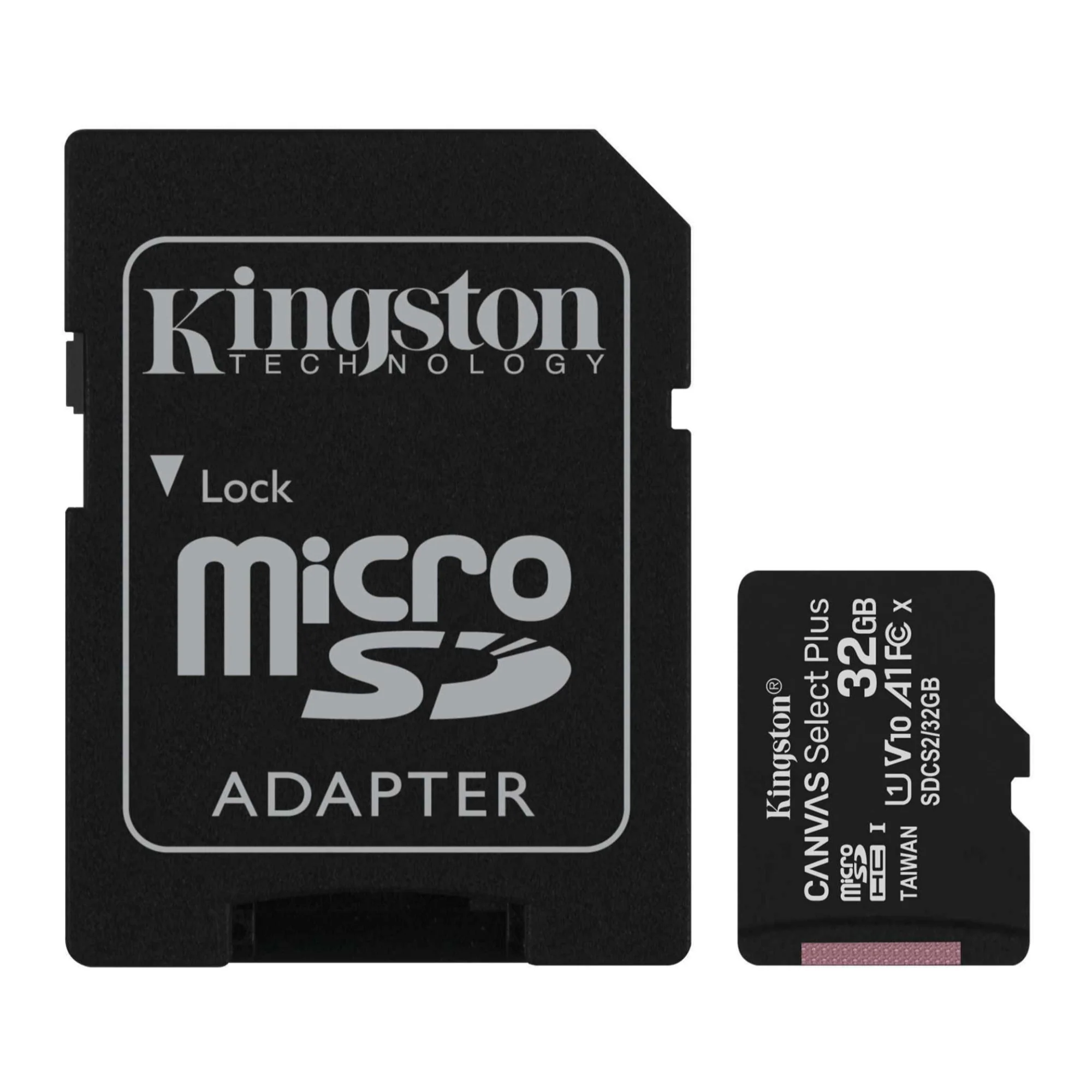 Kingston Canvas Select Plus 32GB microSDHC with SD Adapter (2-Pack) with Focus All-In-One USB Reader - Image 2