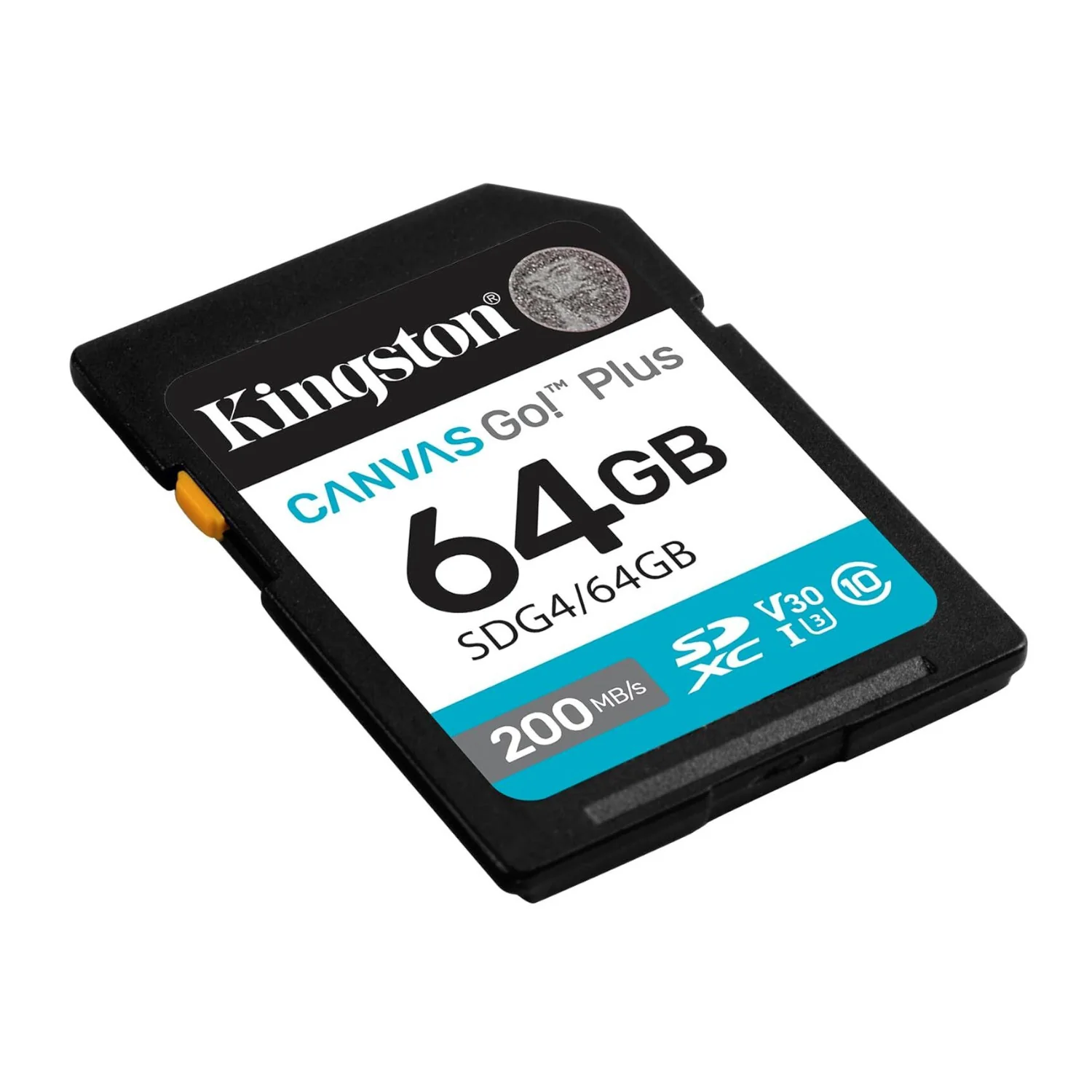 Kingston Canvas Go Plus 64GB Gen4 200MB/s Class 10 UHS-I U3 V30 Memory Card - Image 2