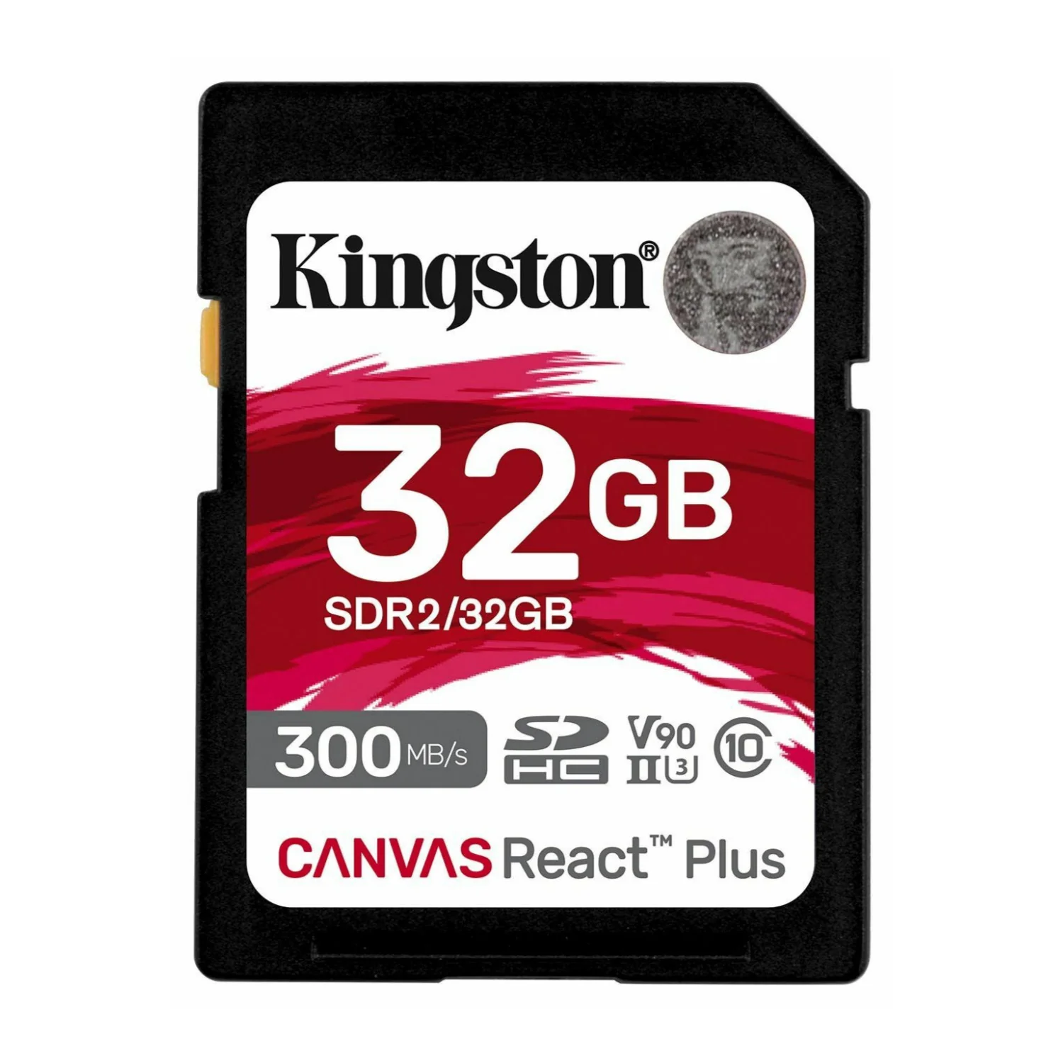 Kingston Canvas React Plus 32GB U3 V90 SD Memory Card (10-Pack) with Card Reader - Image 3