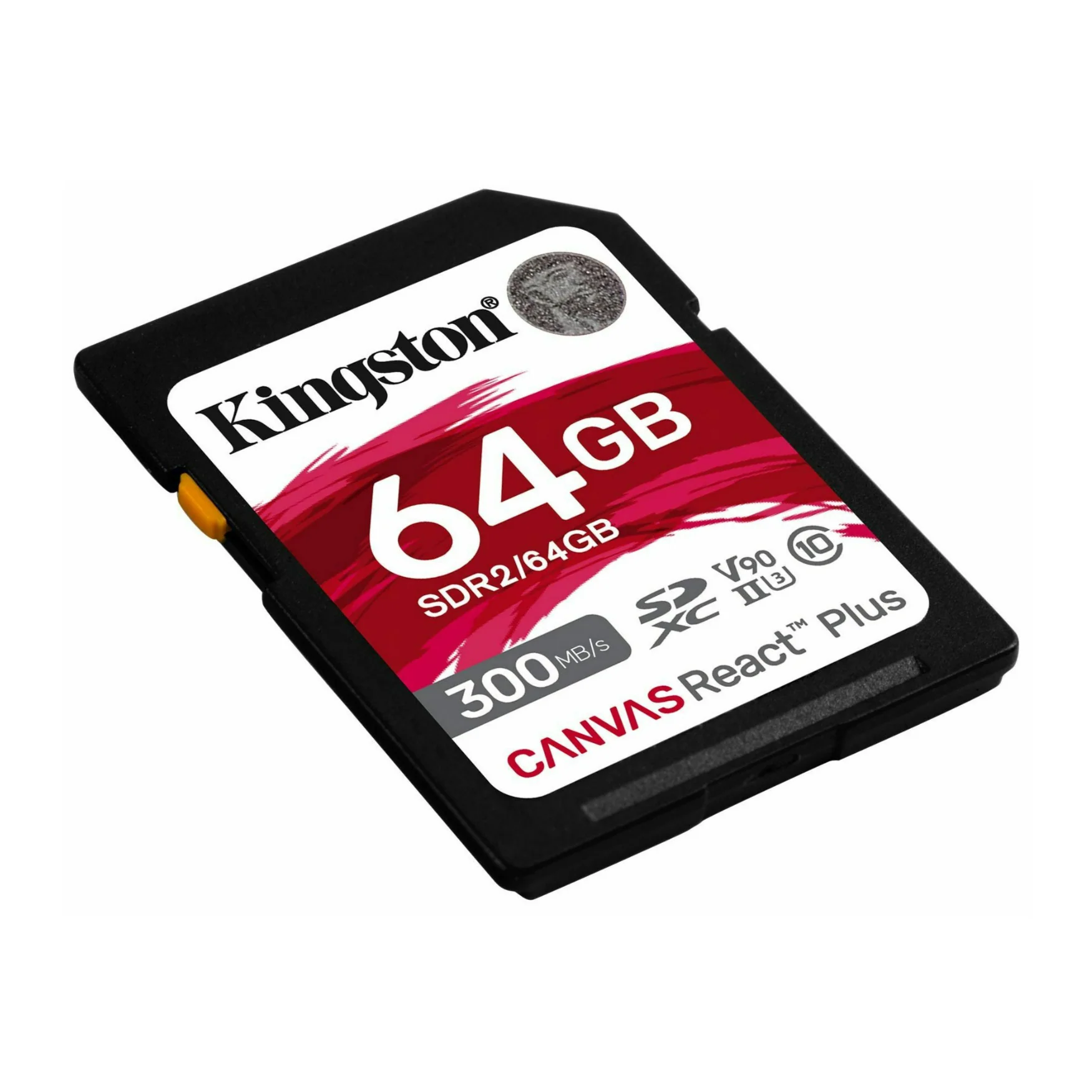 Kingston Canvas React Plus 64GB U3 V90 SD Card with Card Reader - Image 4