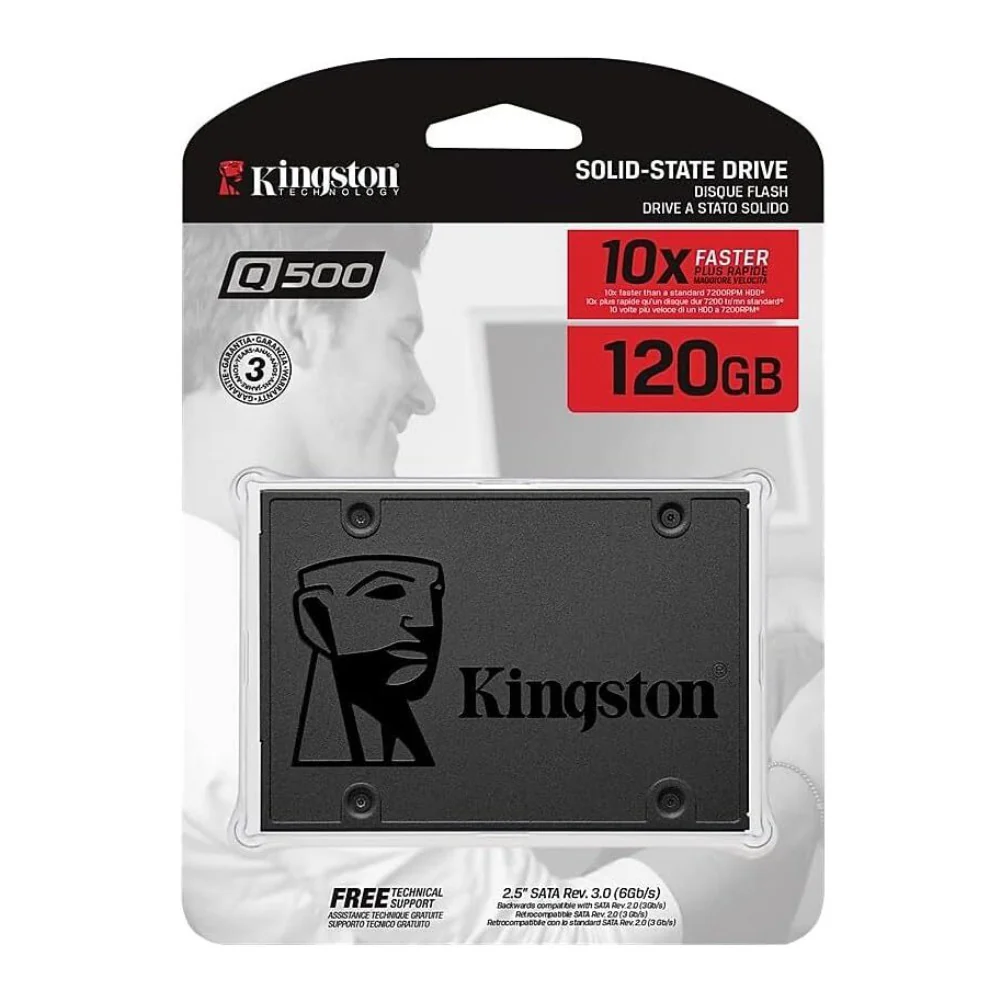 Kingston Q500 2.5-Inches 120GB SATA 3 Internal Solid State Drive - Image 4