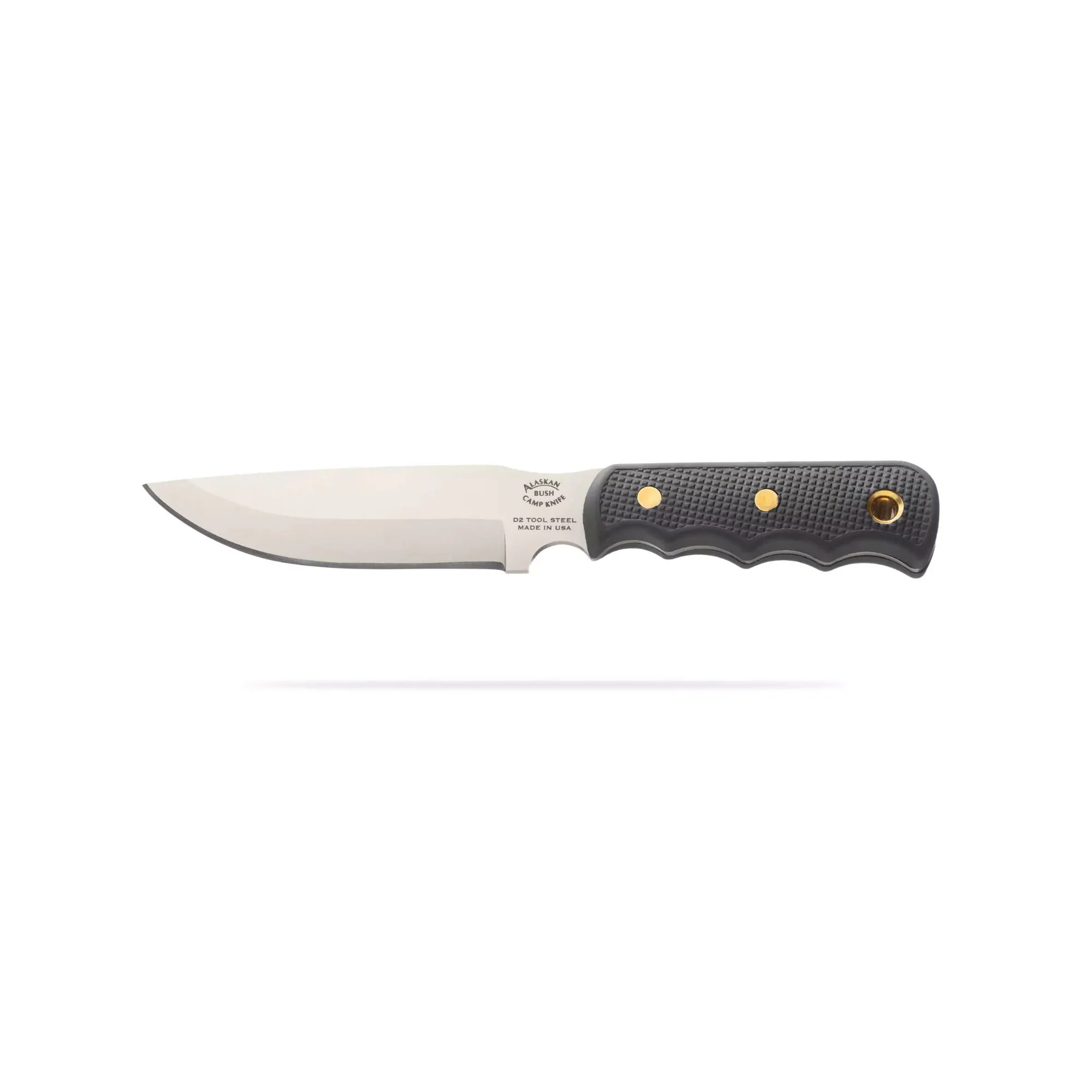 Knives of Alaska Suregrip 6-inch Bush Camp Knife - D2 Steel Drop-Point Blade - Image 3