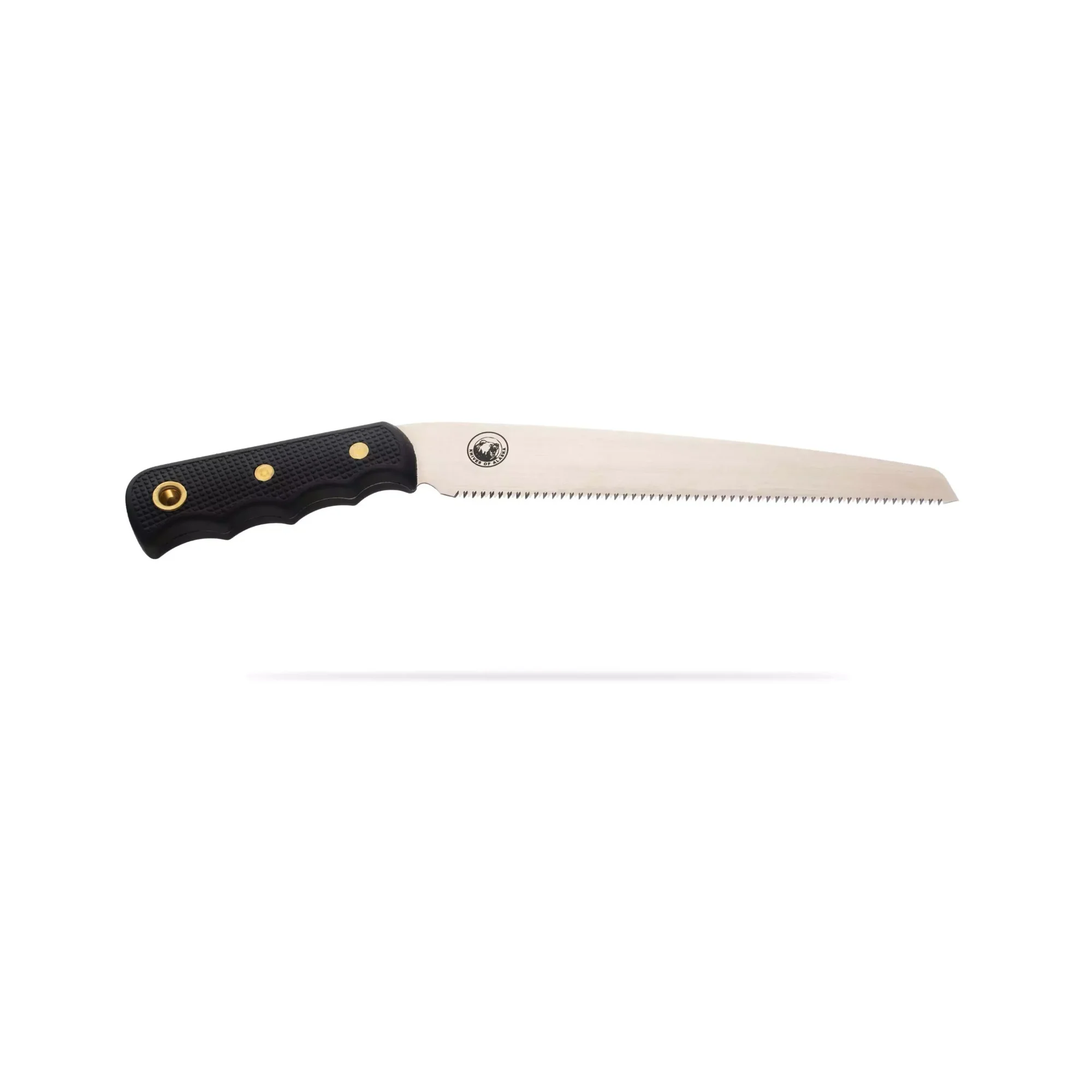 Knives of Alaska Bone Saw 8-Inch SK5 Steel Blade with Leather Sheath - Image 4